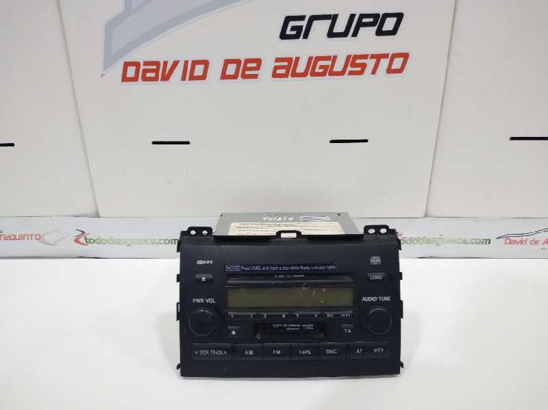  sistema audio / radio cd   toyota land cruiser (j12) 3.0 d-4d gx 3.0 turbodiesel