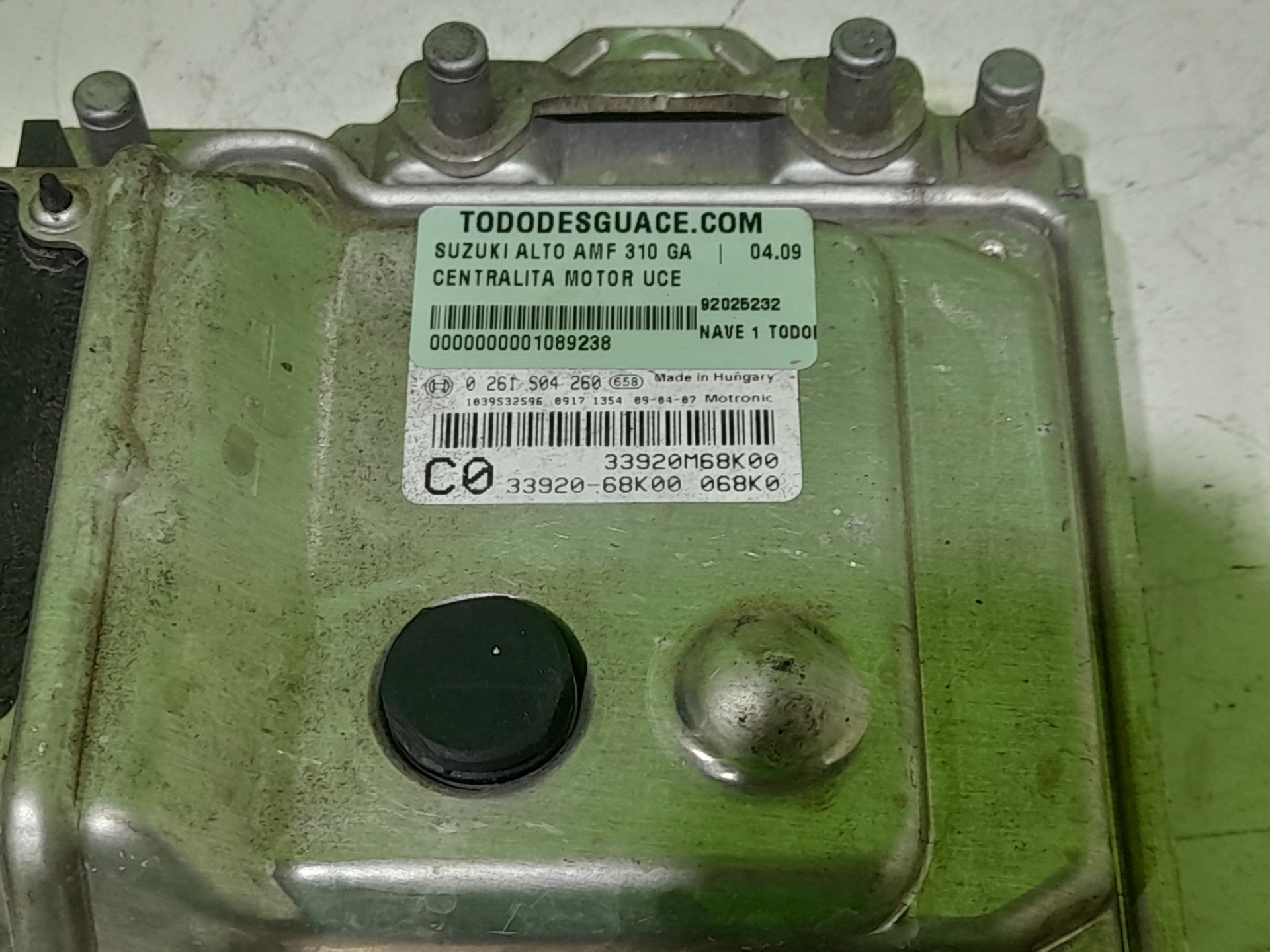 Centralita motor uce suzuki alto (amf310) ga