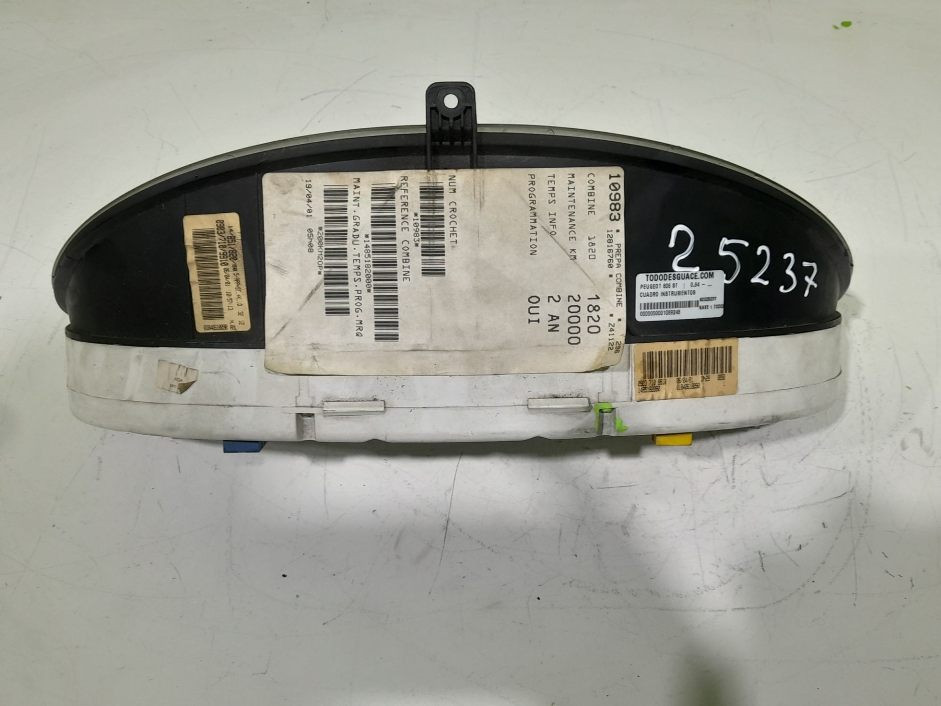 Cuadro instrumentos peugeot 806 st