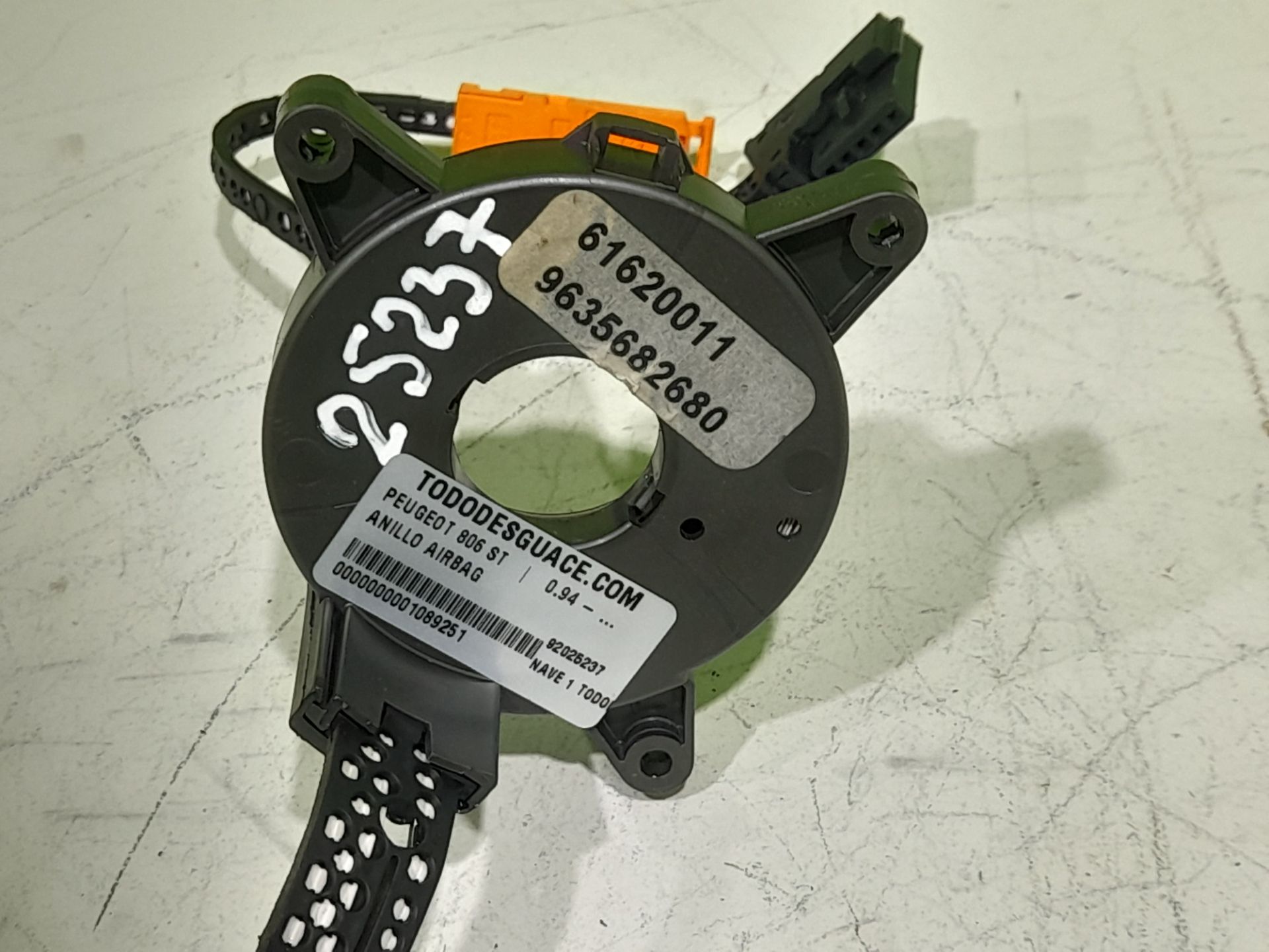 Anillo airbag peugeot 806 st