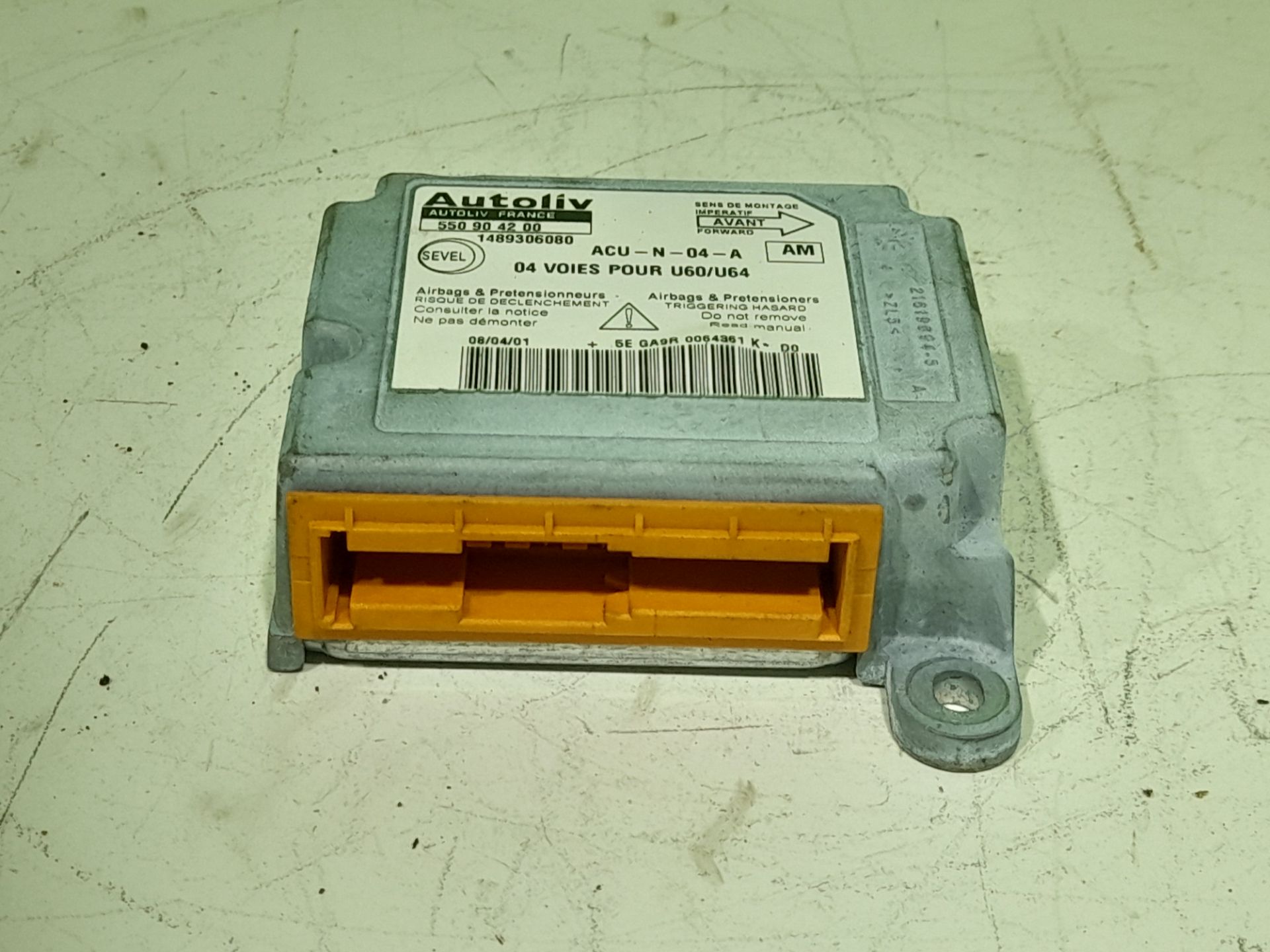 Centralita airbag peugeot 806 st