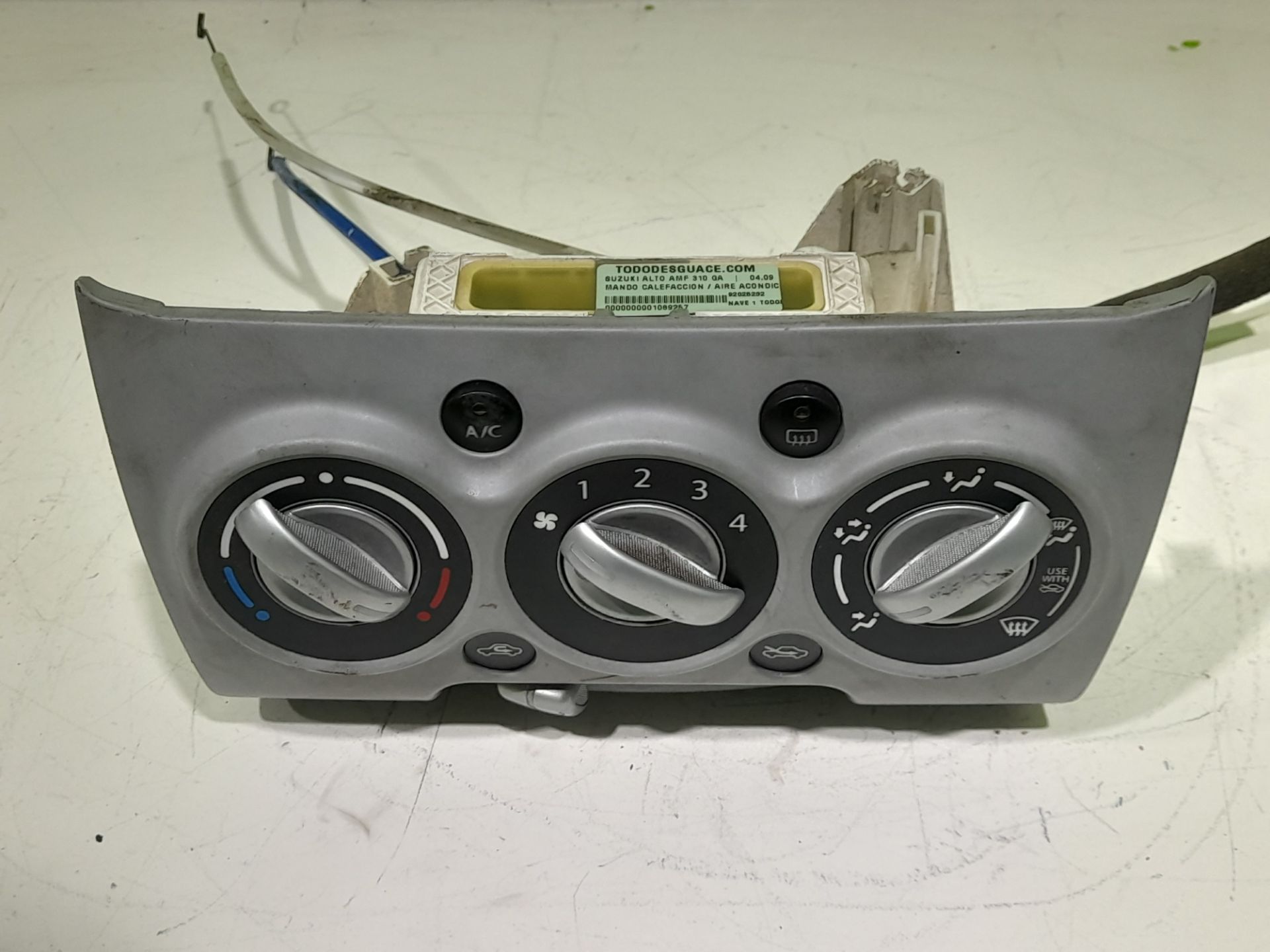 Mando calefaccion / aire acondicionado suzuki alto (amf310) ga
