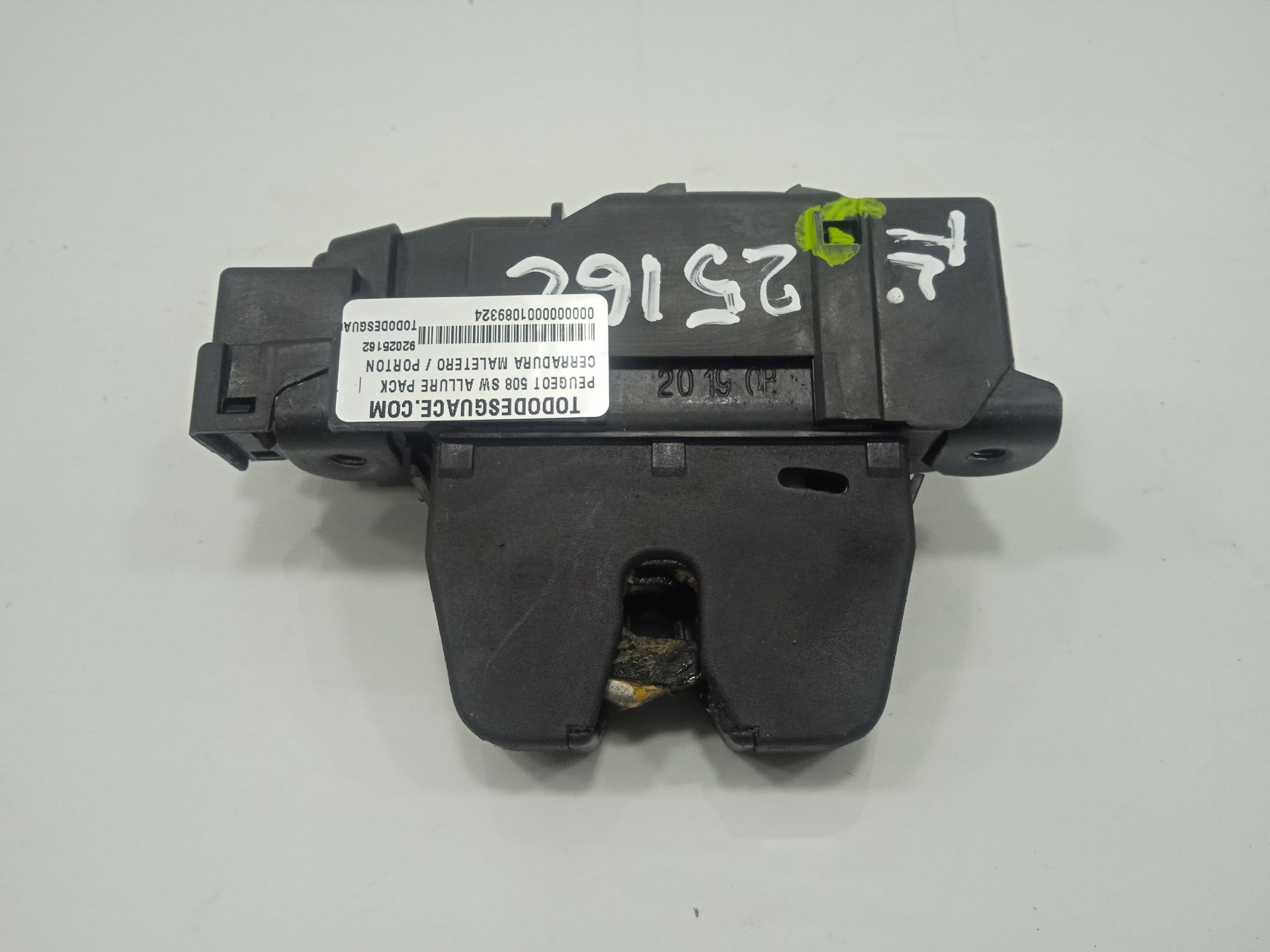 Cerradura maletero / porton peugeot 508 sw allure pack