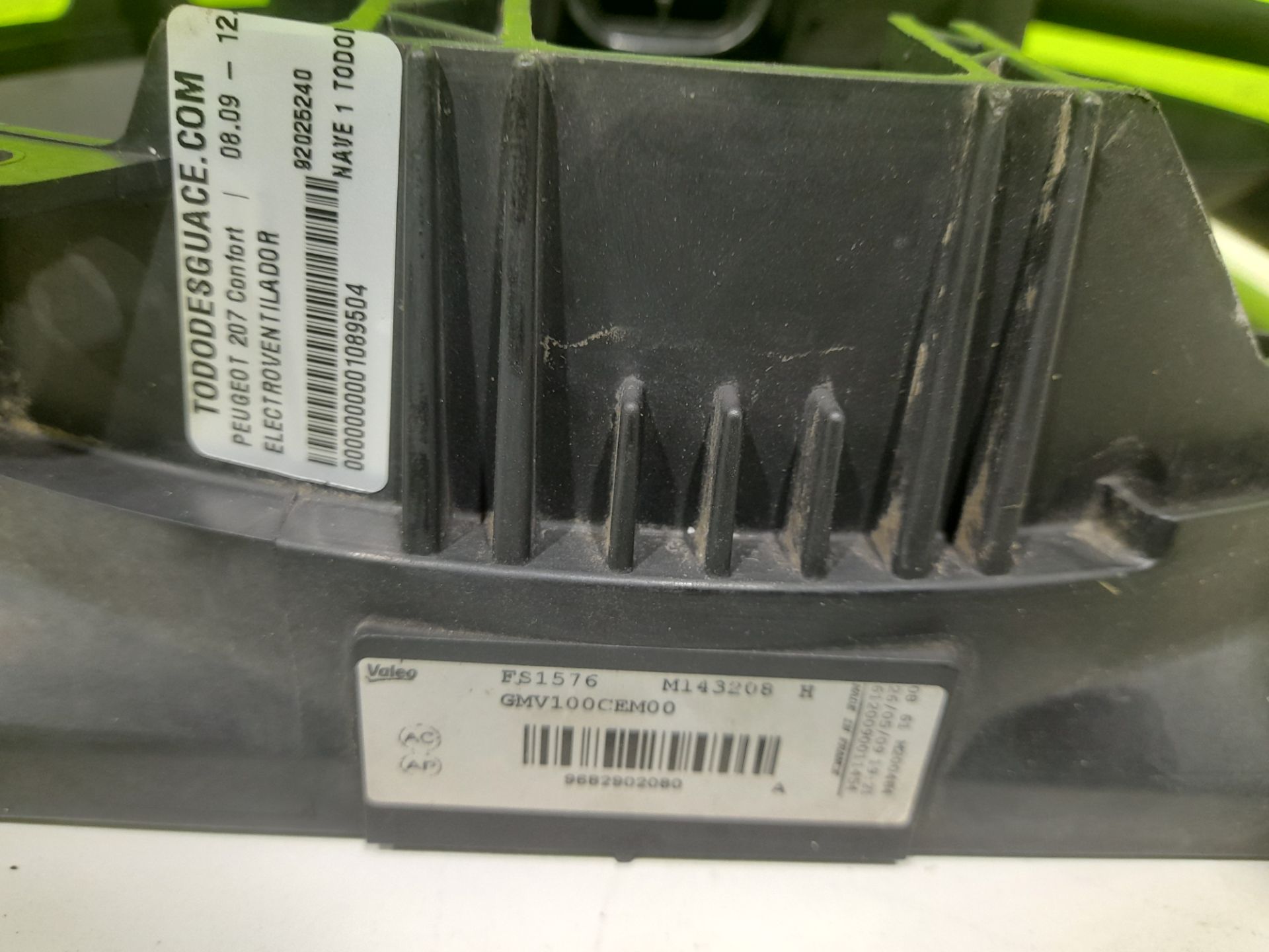 Electroventilador peugeot 207 confort