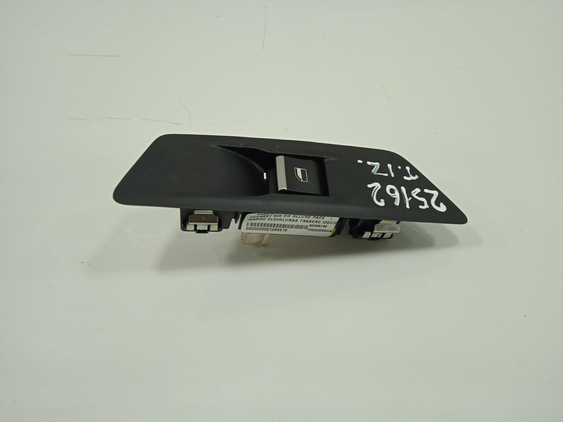 Mando elevalunas trasero izquierdo peugeot 508 sw allure pack