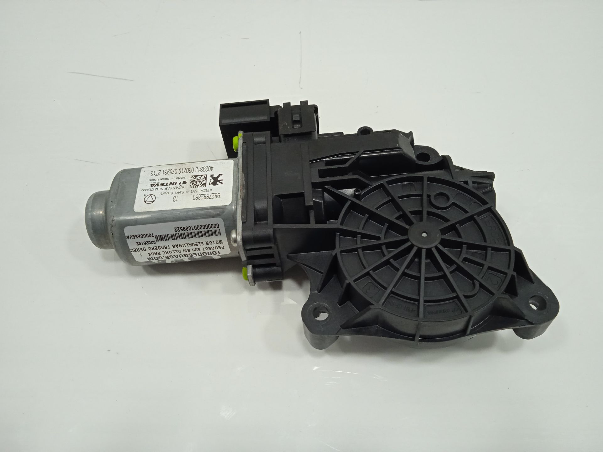 Motor elevalunas trasero derecho peugeot 508 sw allure pack