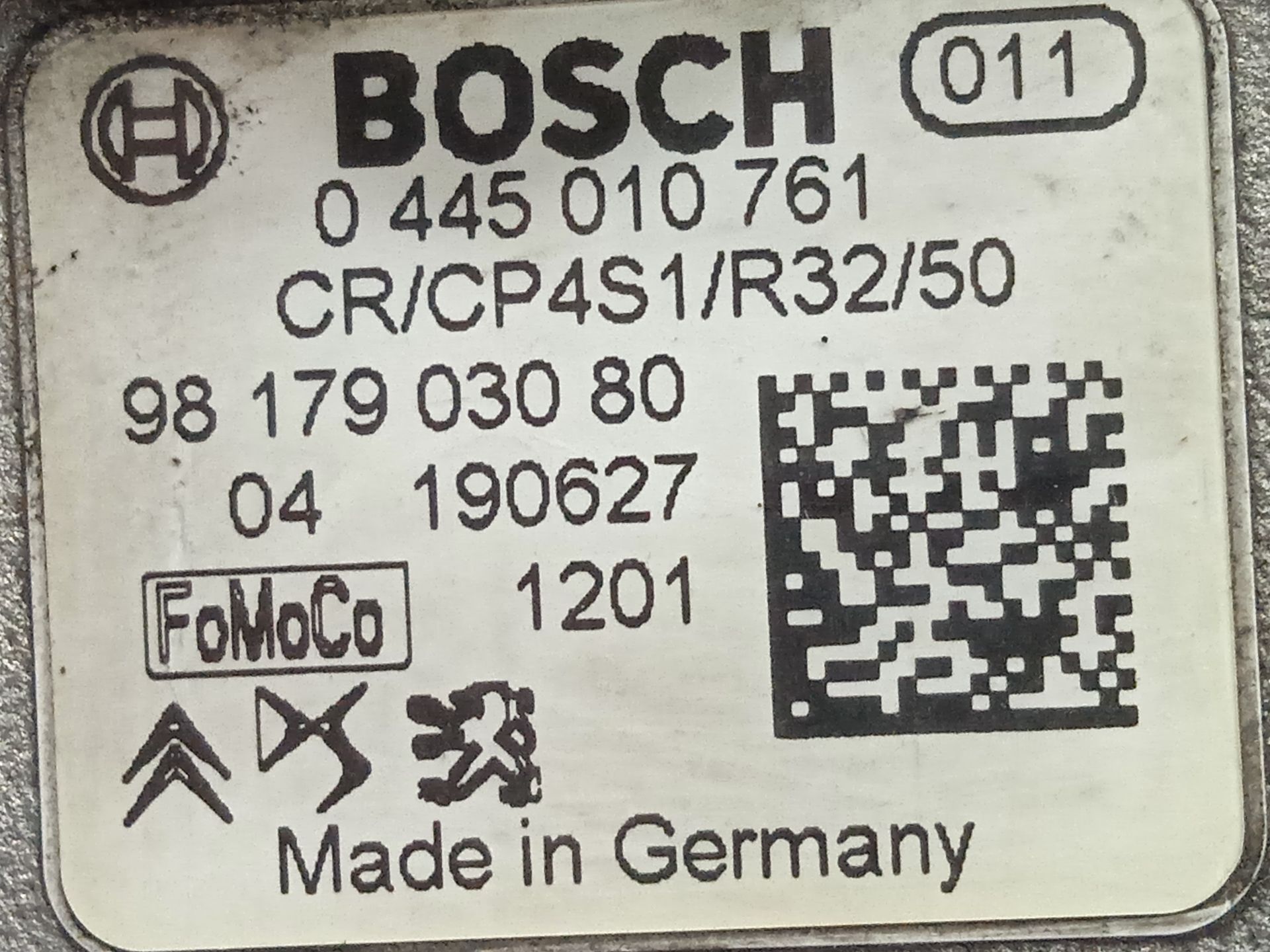 Bomba inyeccion peugeot 508 sw allure pack