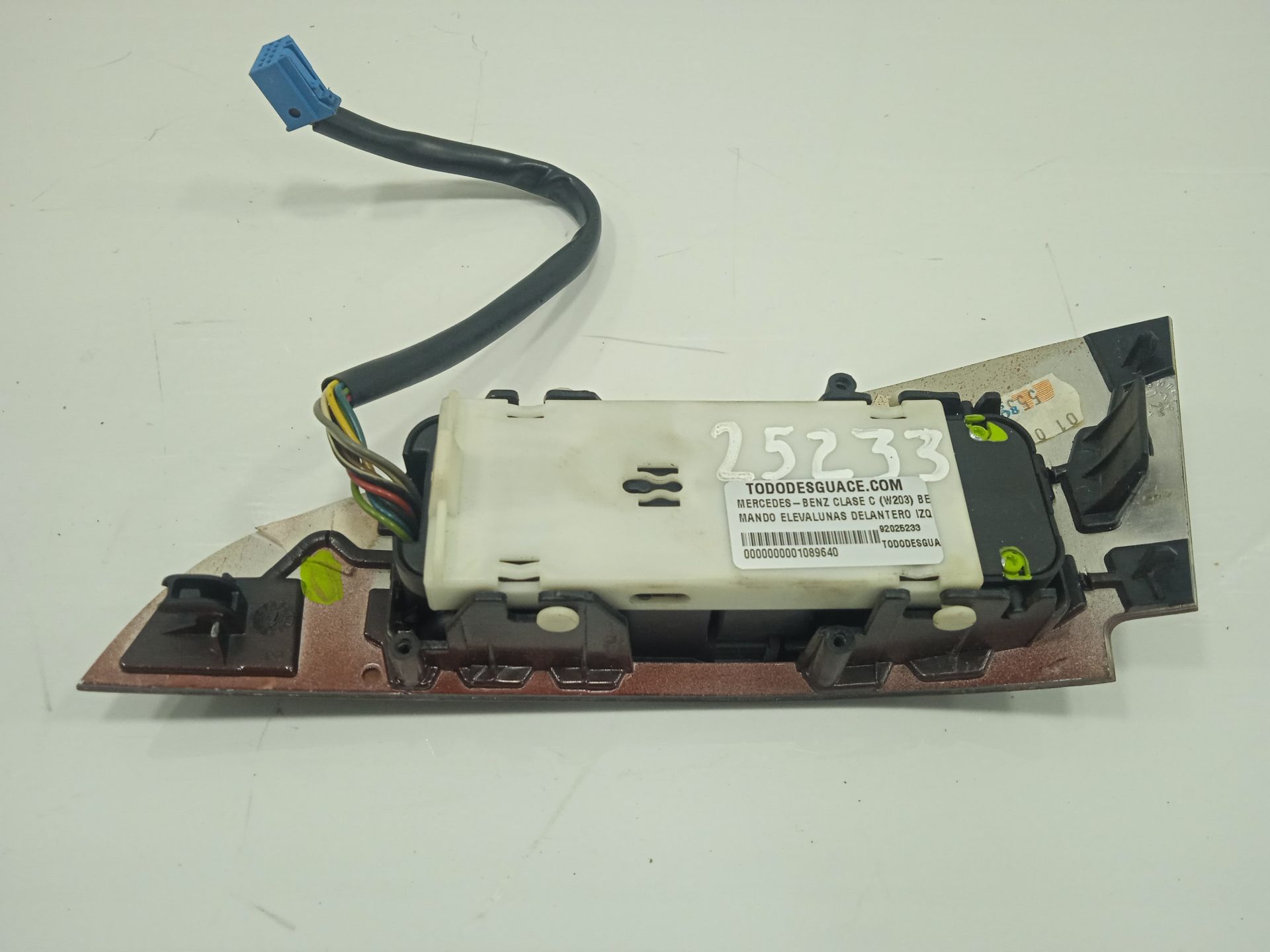 Mando elevalunas delantero izquierdo mercedes-benz clase c (bm 203) berlina 240 (203.061)