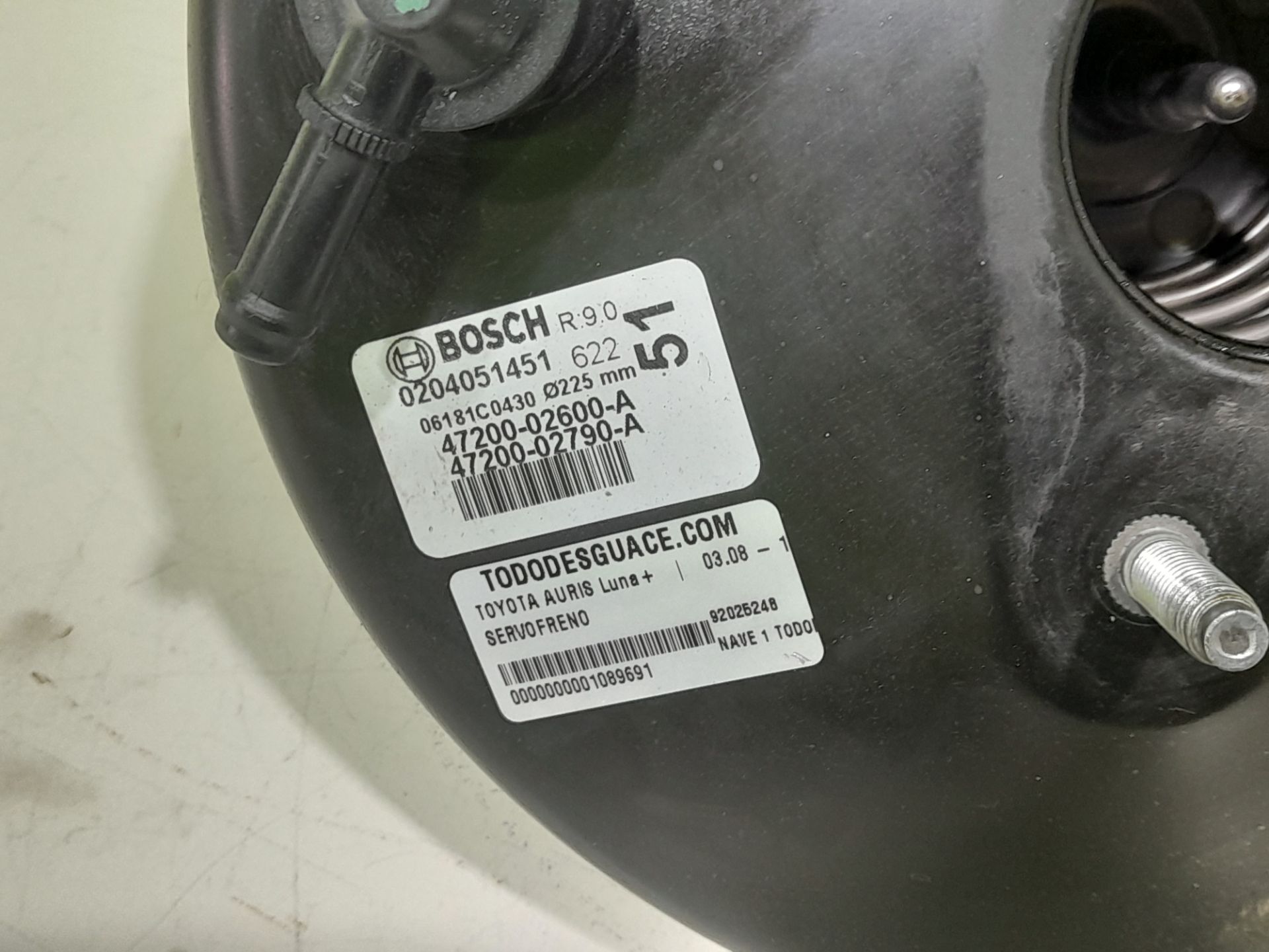 Servofreno toyota auris (e15) luna+