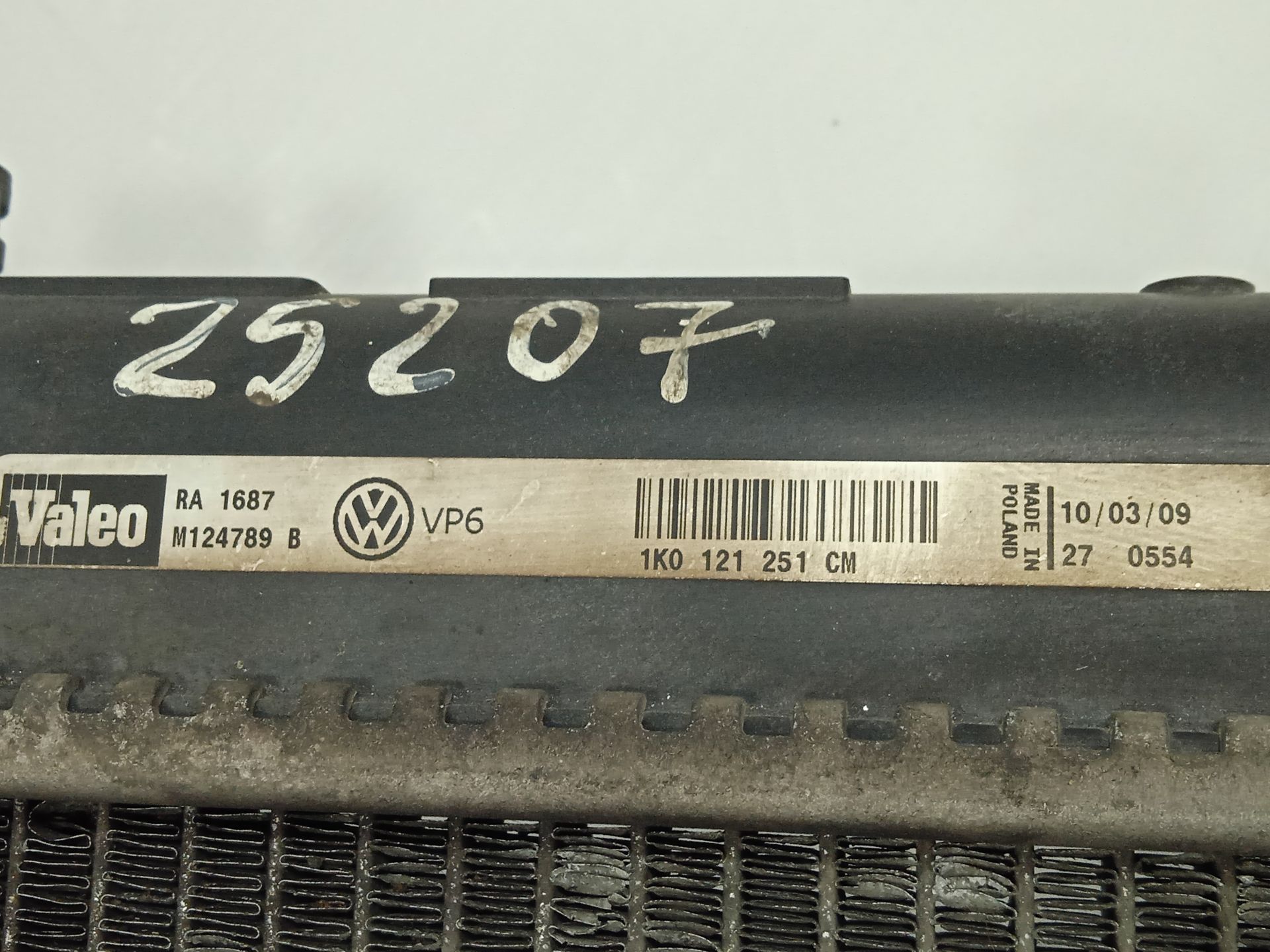 Radiador agua seat altea xl (5p5) family