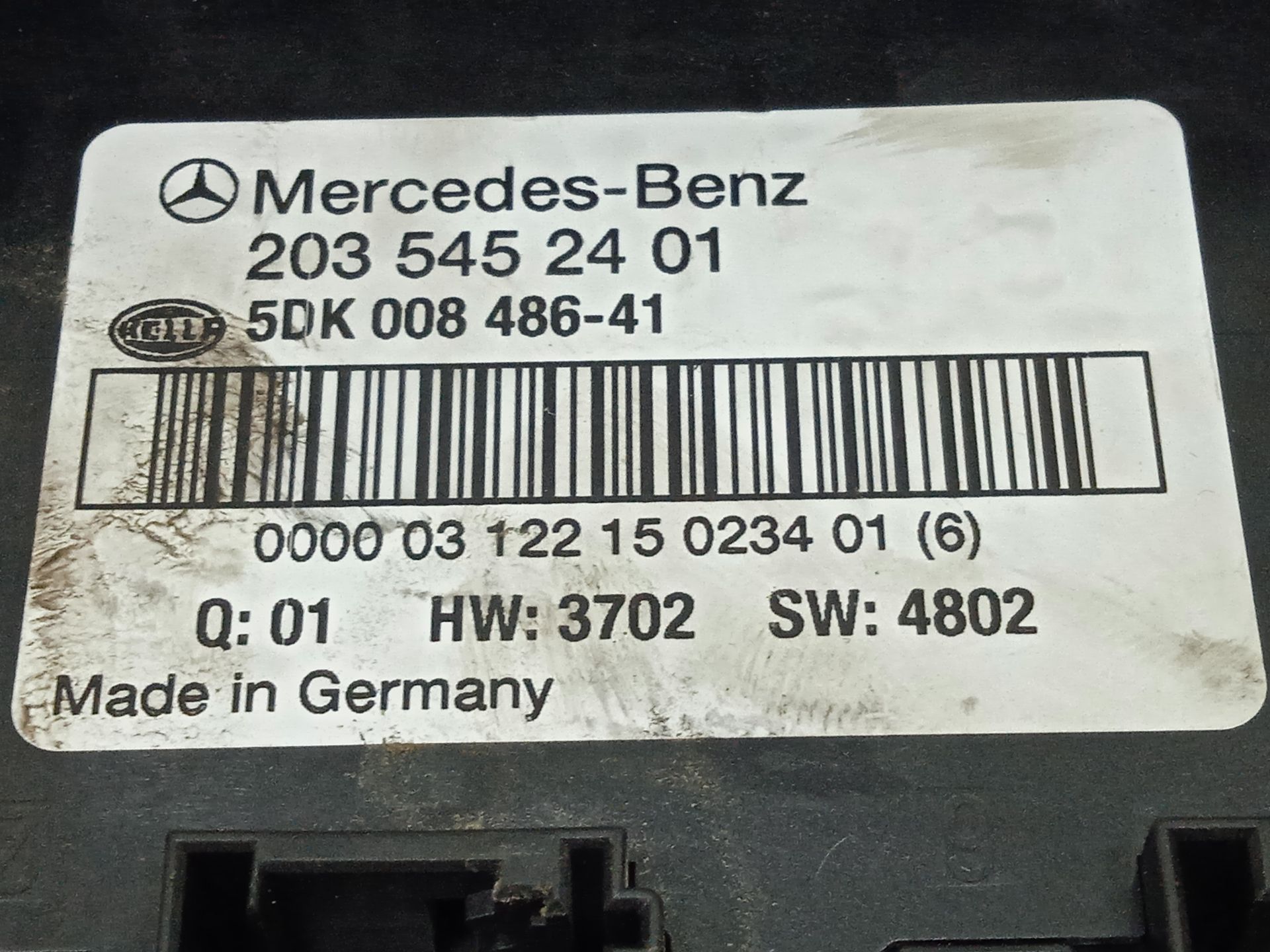 Caja reles / fusibles mercedes-benz clase c (bm 203) berlina 240 (203.061)
