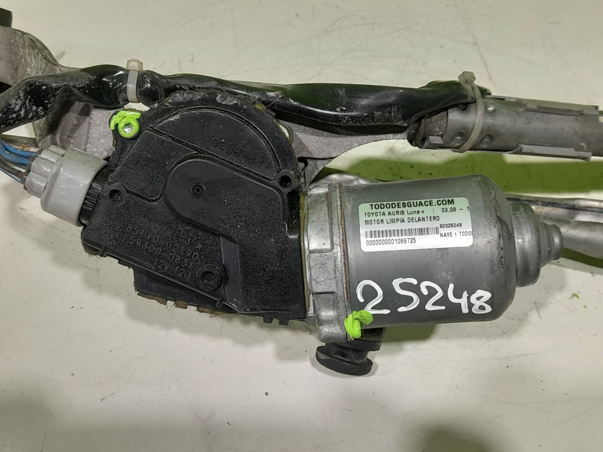 Motor limpia delantero toyota auris (e15) luna+