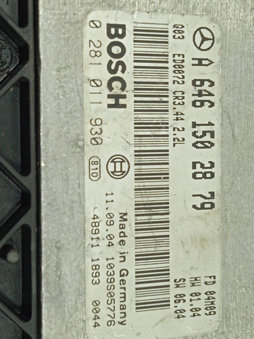 Centralita motor uce mercedes-benz clase c (bm 203) berlina 220 cdi (203.006)
