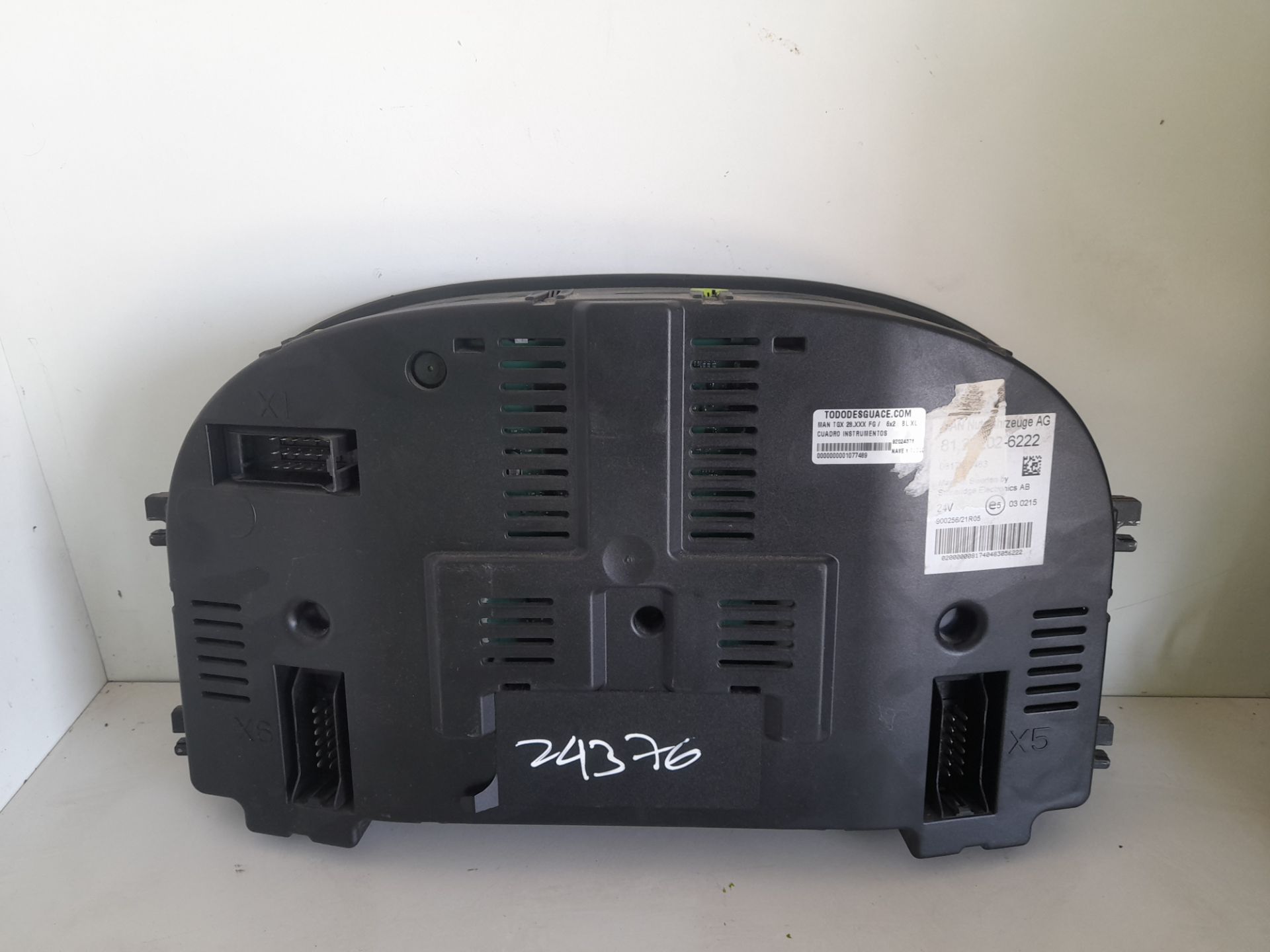 Cuadro instrumentos man tgx 28.xxx (2007) fg    6x2   bl xl