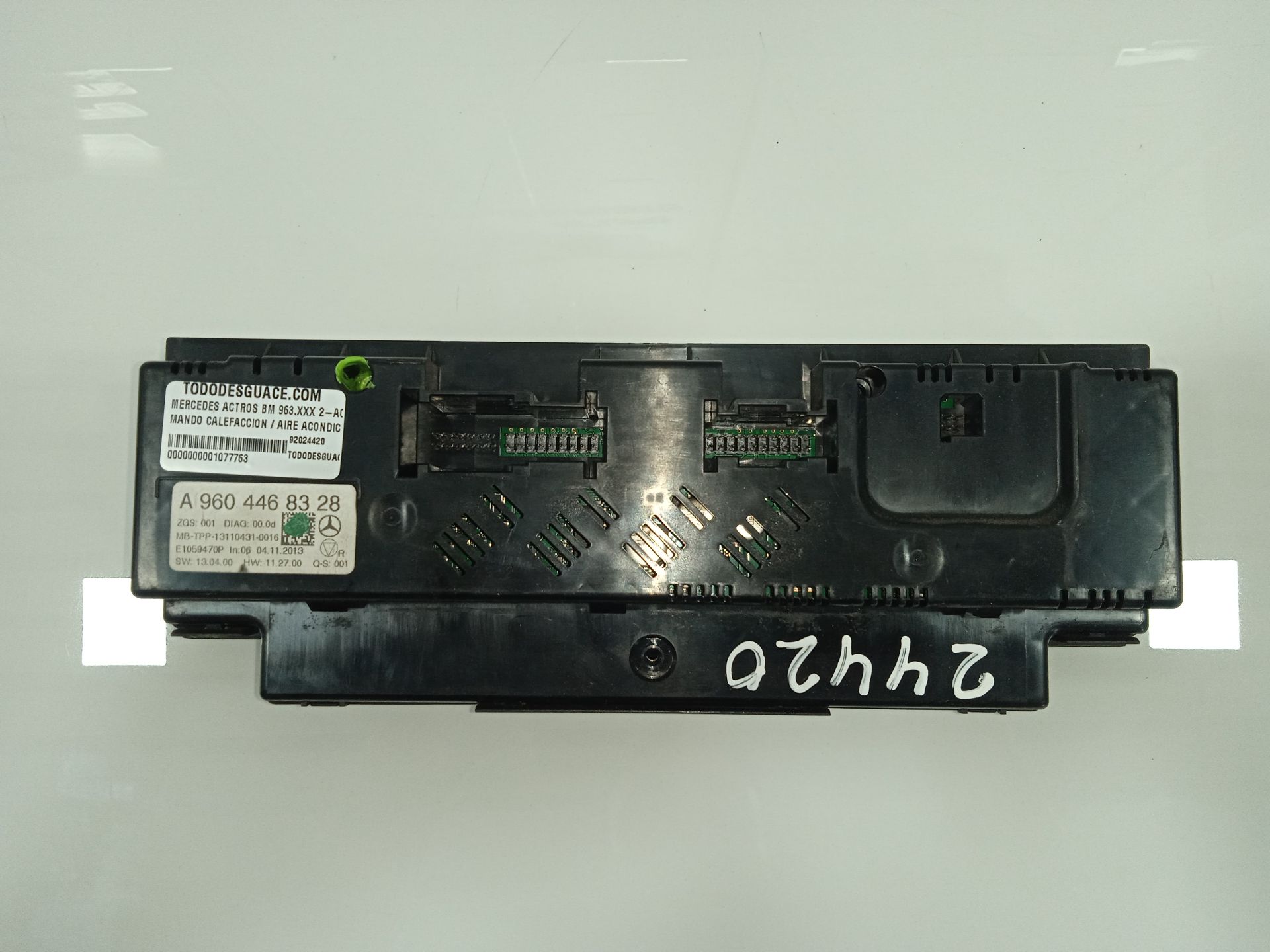 Mando calefaccion / aire acondicionado mercedes-benz actros 4 2-ejes bm 963 (2011) 18xx 4x2 sattelzugmaschine l b