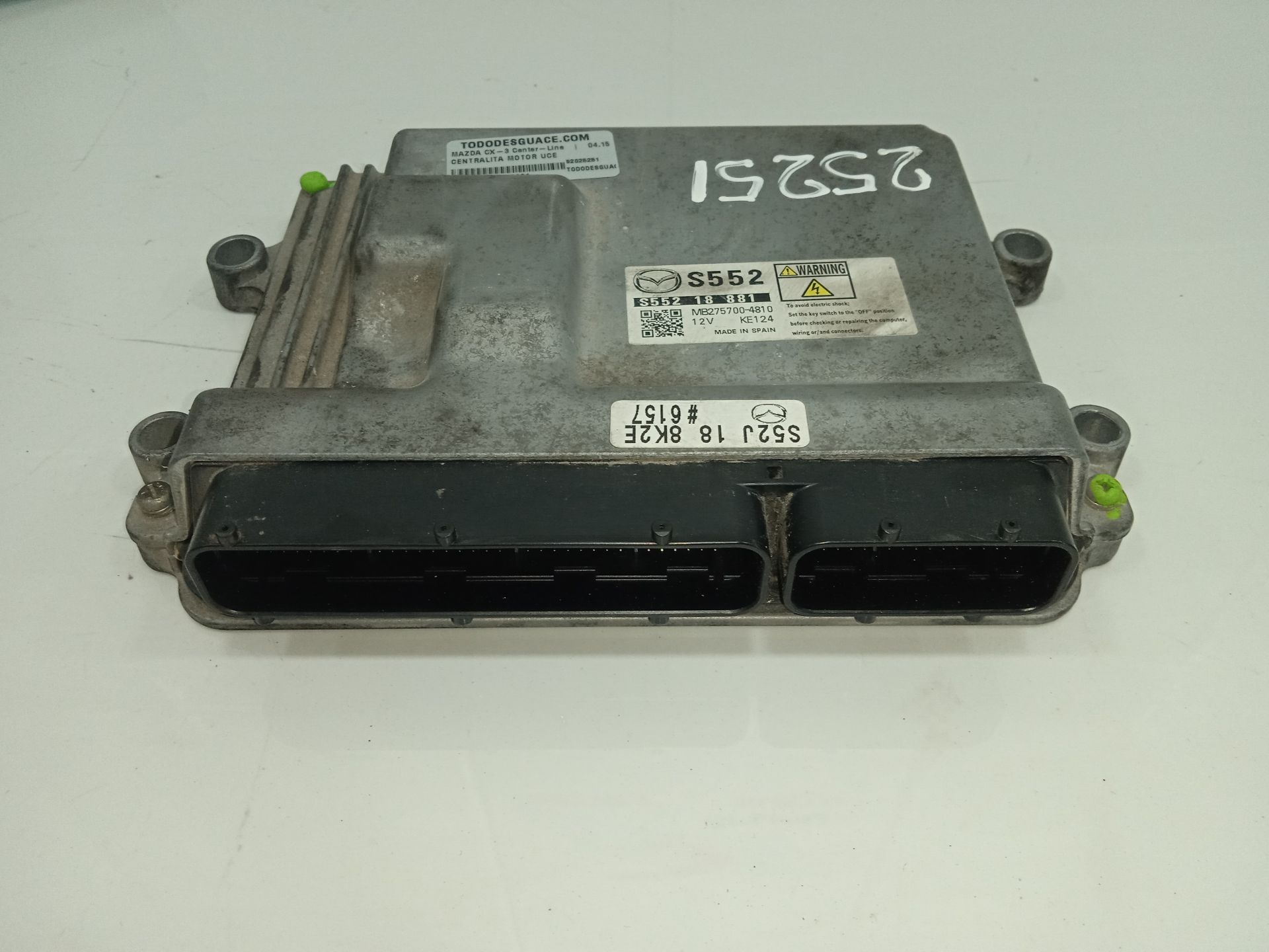 Centralita motor uce mazda cx-3 (dk) centerline