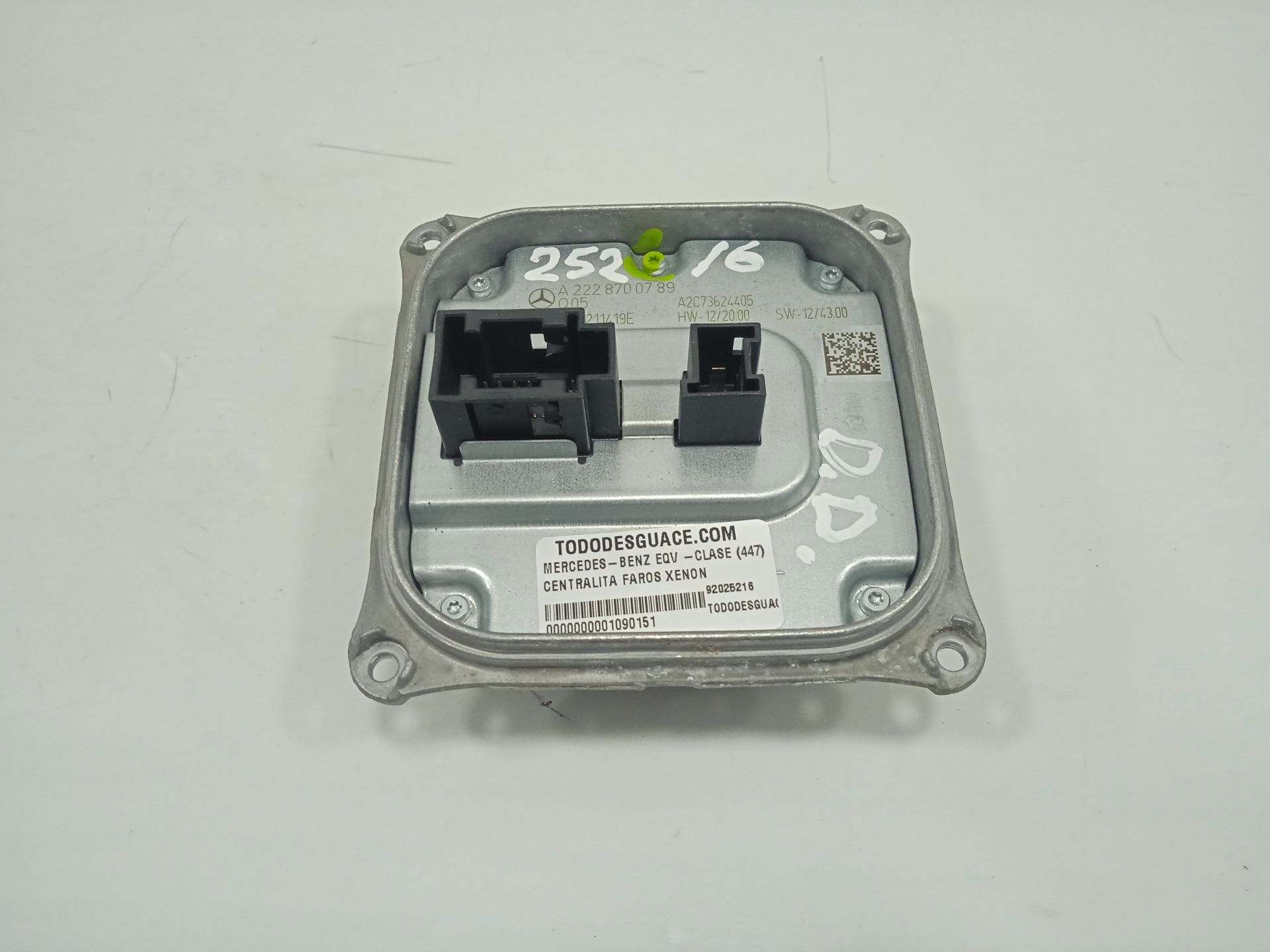Centralita faros xenon mercedes-benz eqv -clase (447) 