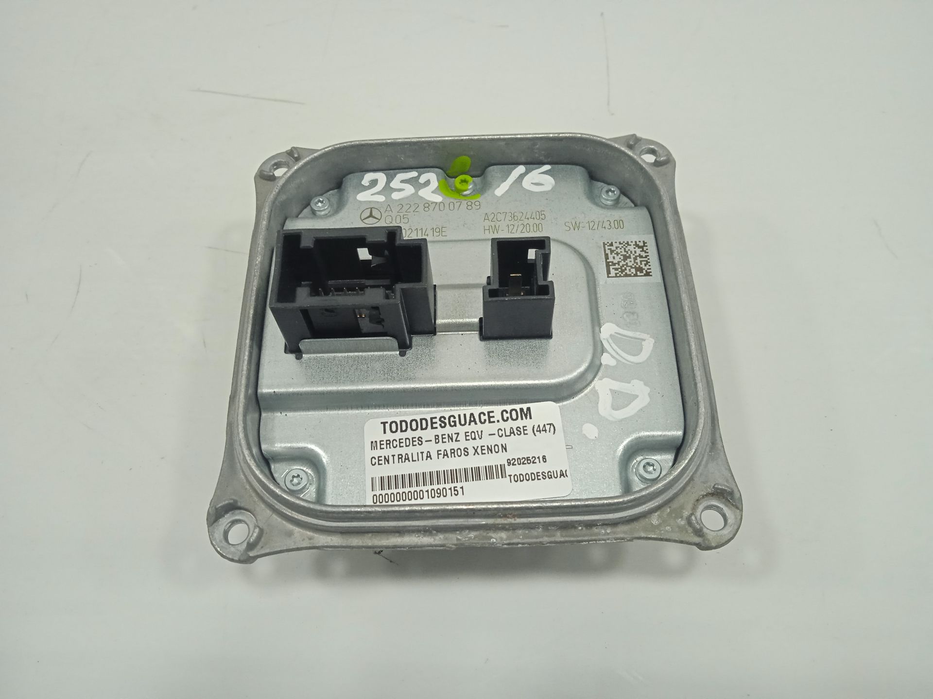 Centralita faros xenon mercedes-benz eqv -clase (447) 