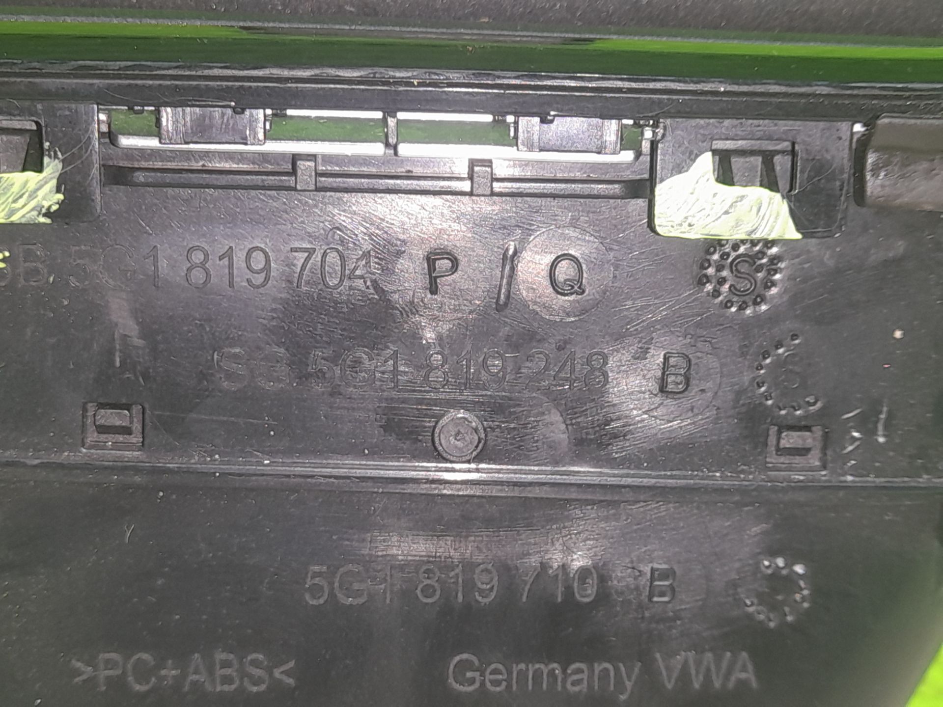 Luz interior volkswagen golf vii (5g1be1) gti bluemotion
