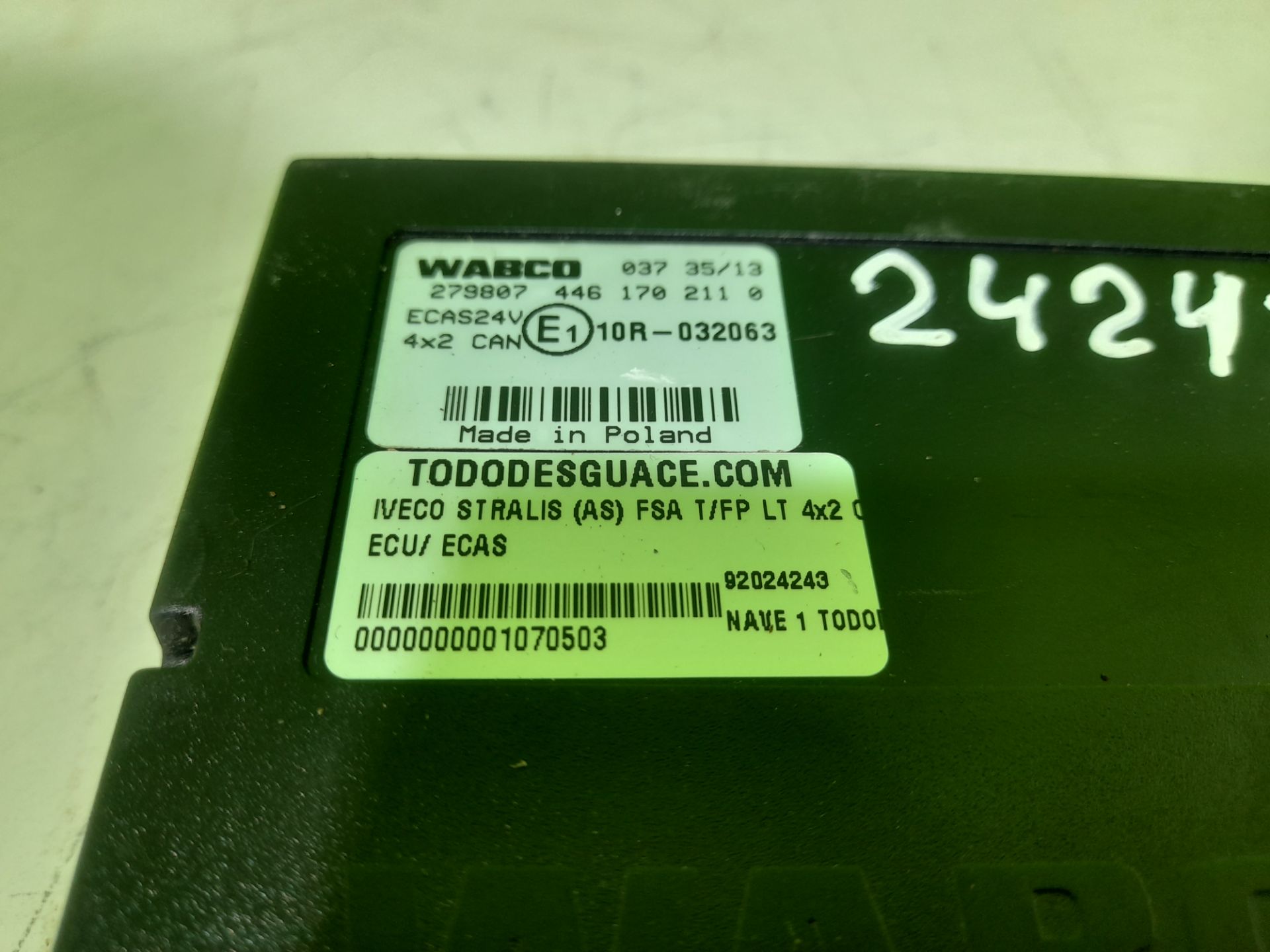 No identificado iveco stralis (as hi-way)(07.2012) fsa tfp lt 4x2 gran espacio