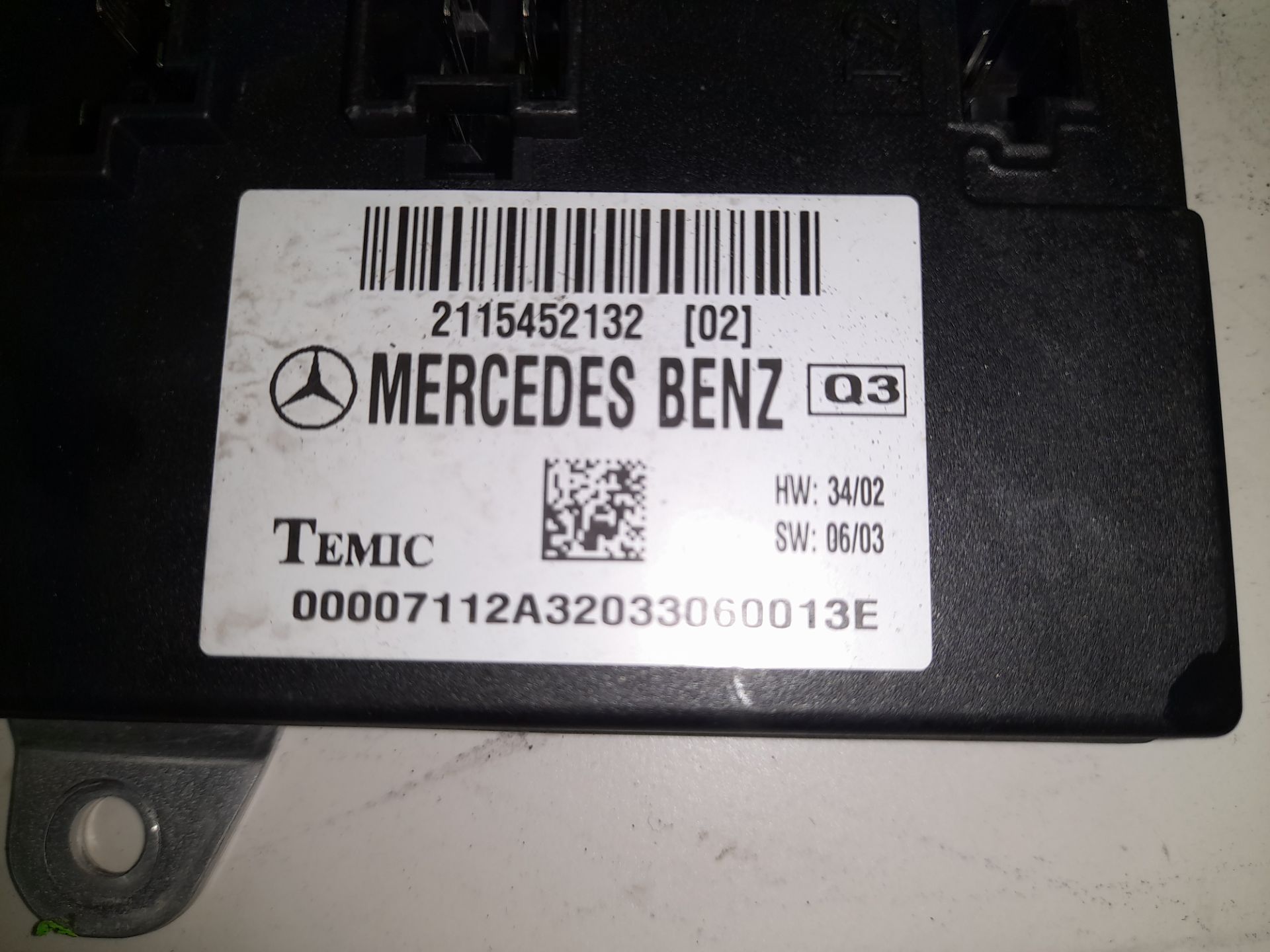 Centralita luces mercedes-benz clase e (bm 211) berlina e 270 cdi (211.016)