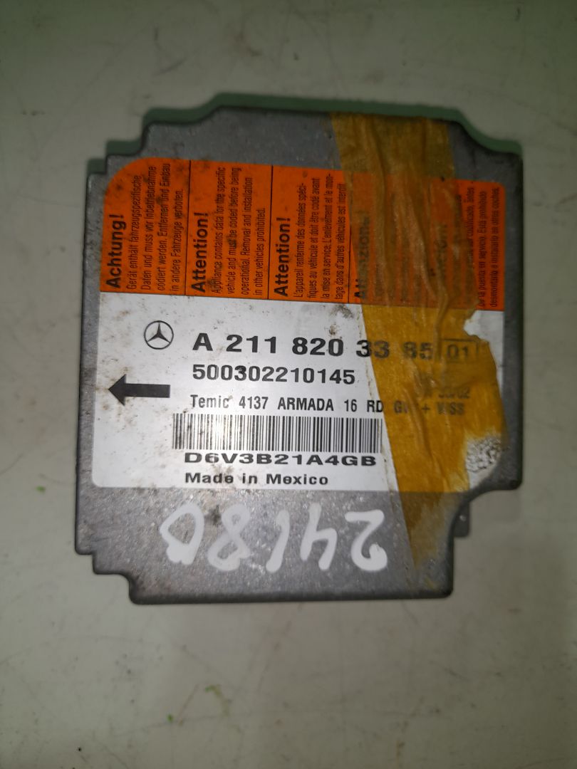 Centralita airbag mercedes-benz clase e (bm 211) berlina e 270 cdi (211.016)
