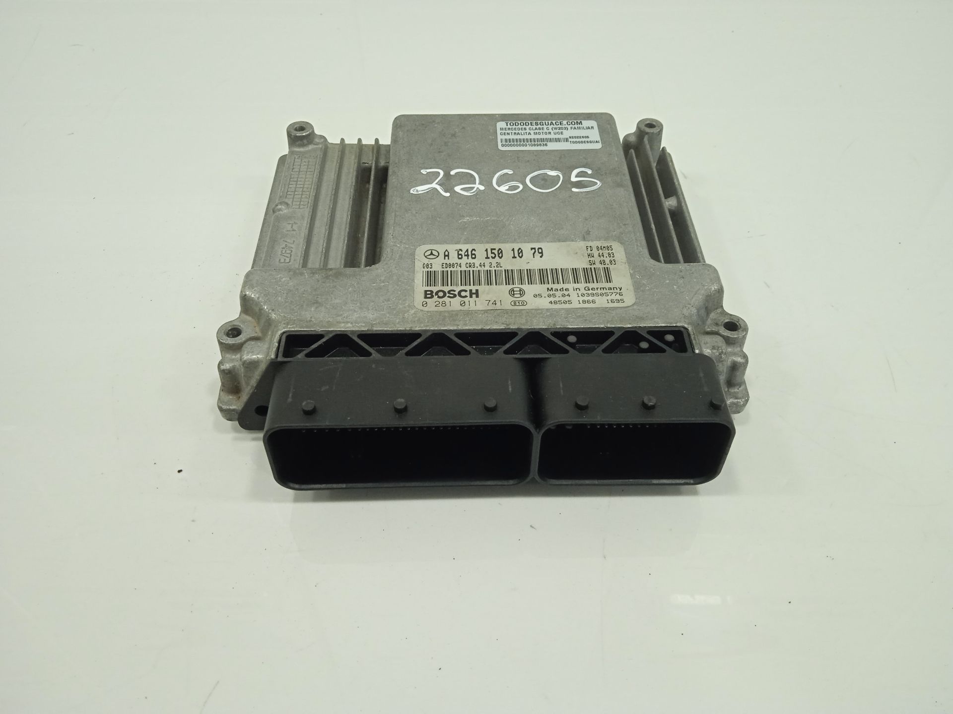 Centralita motor uce mercedes-benz clase c (bm 203) familiar c 220 t cdi (203.206)