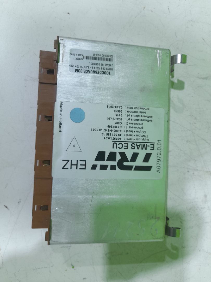 Unidad de control   no identificado