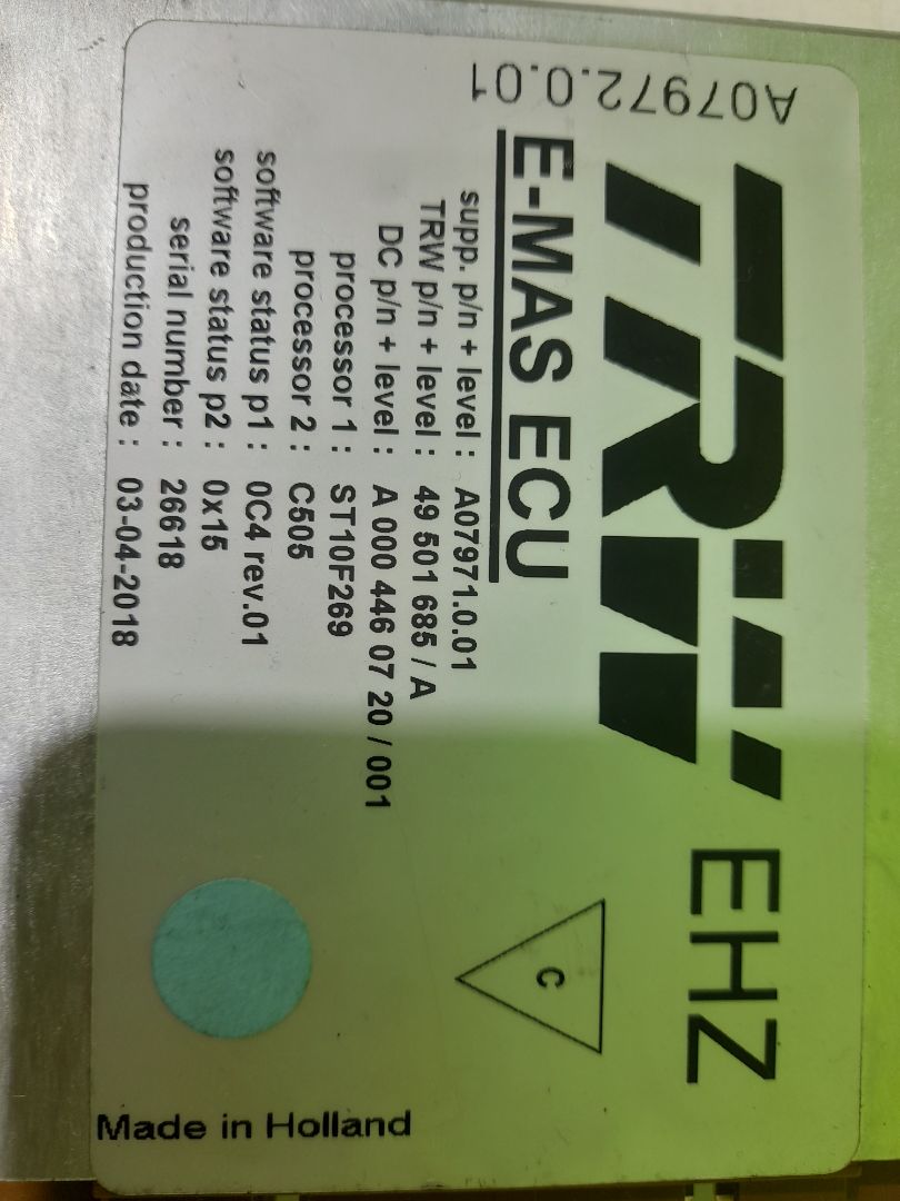 Unidad de control   no identificado