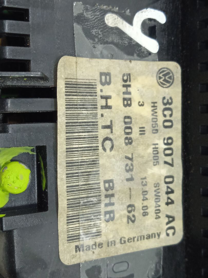 Mando calefaccion / aire acondicionado man tgx 18.xxx (2007) 