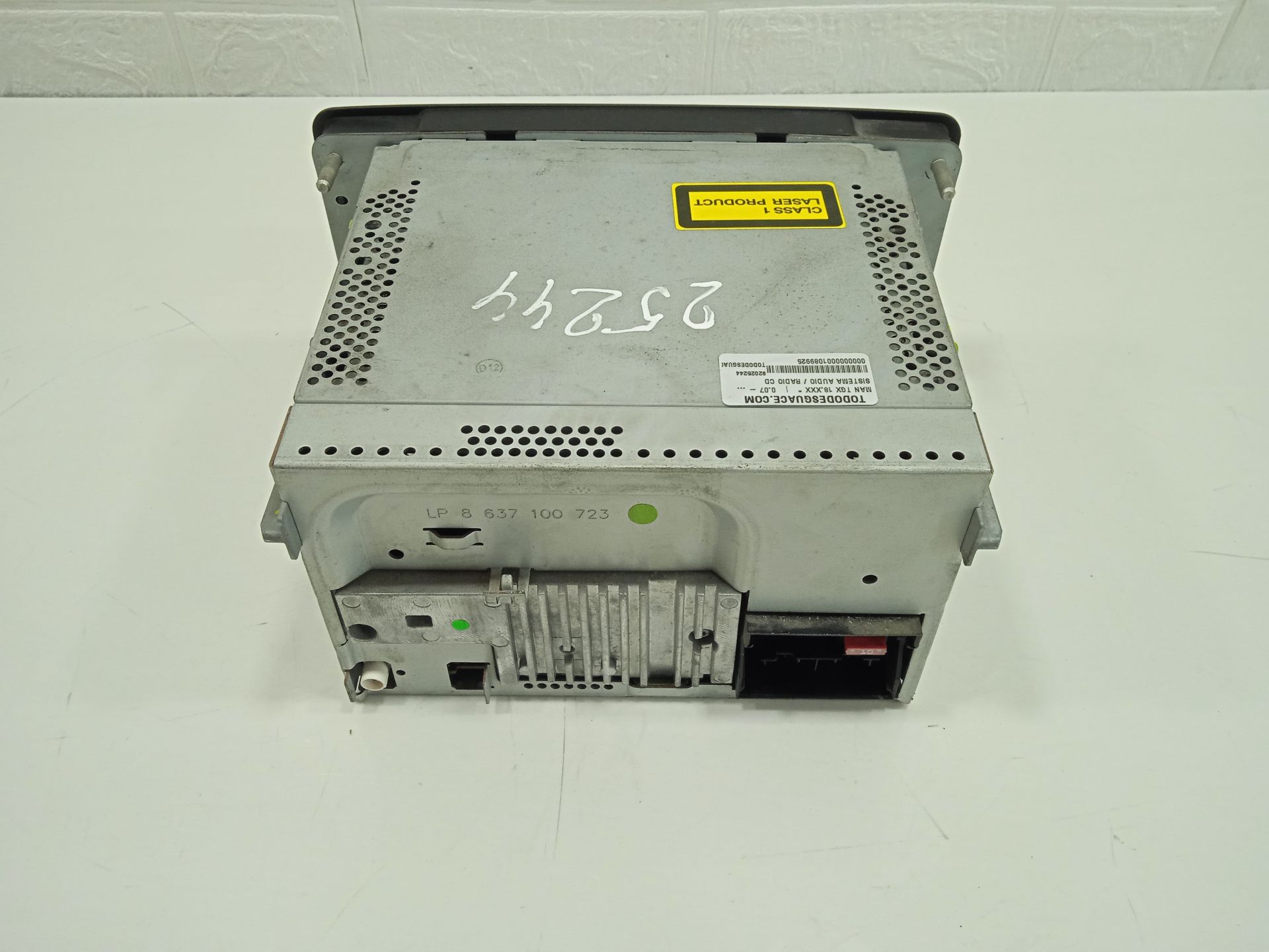 Sistema audio / radio cd man tgx 18.xxx (2007) 