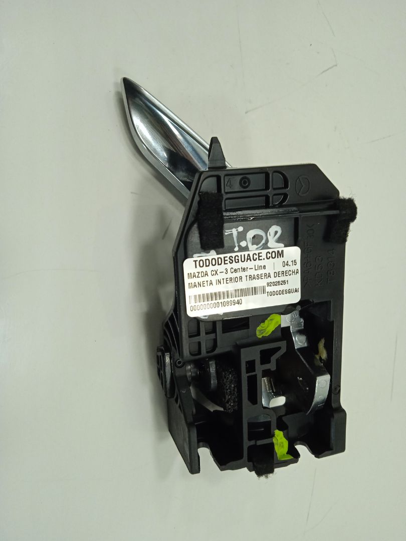 Maneta interior trasera derecha mazda cx-3 (dk) centerline