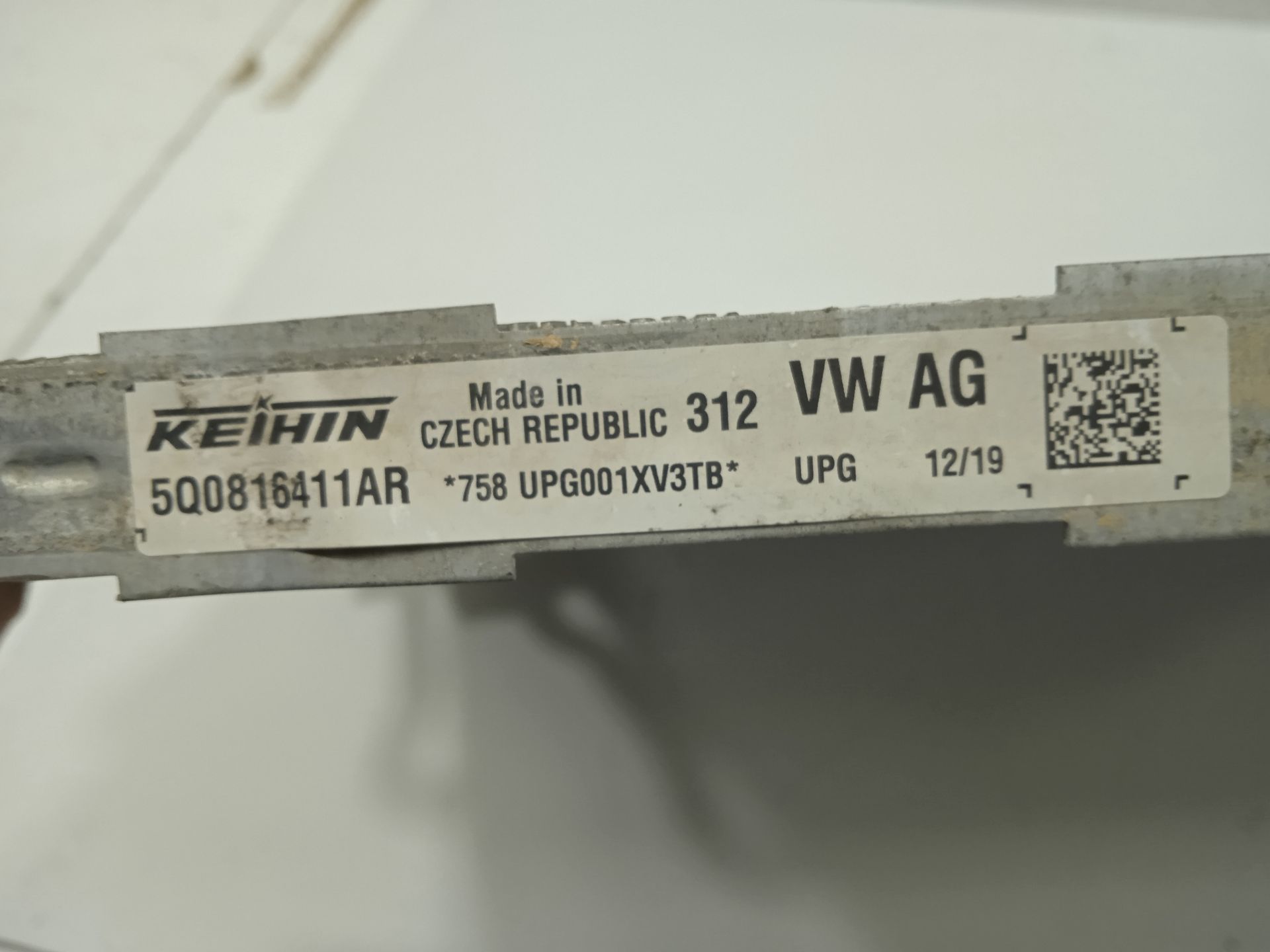 Radiador agua   no identificado