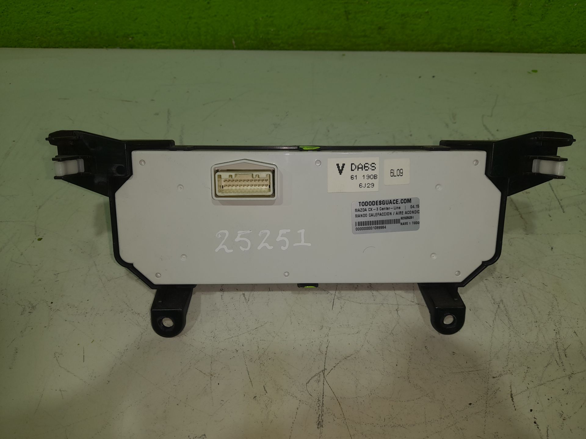 Mando calefaccion / aire acondicionado mazda cx-3 (dk) centerline