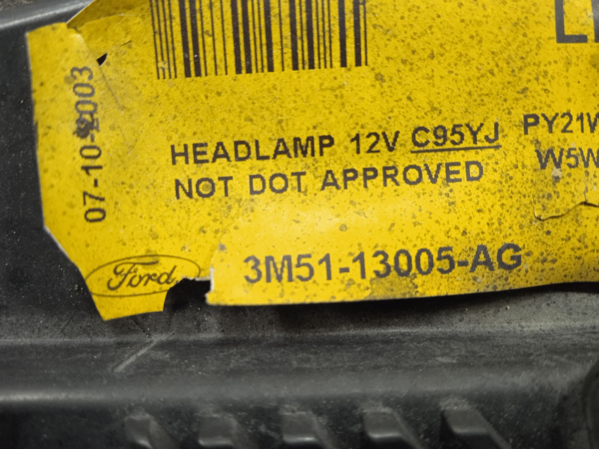 Faro derecho ford focus c-max (cap)(2003) ambiente (d)