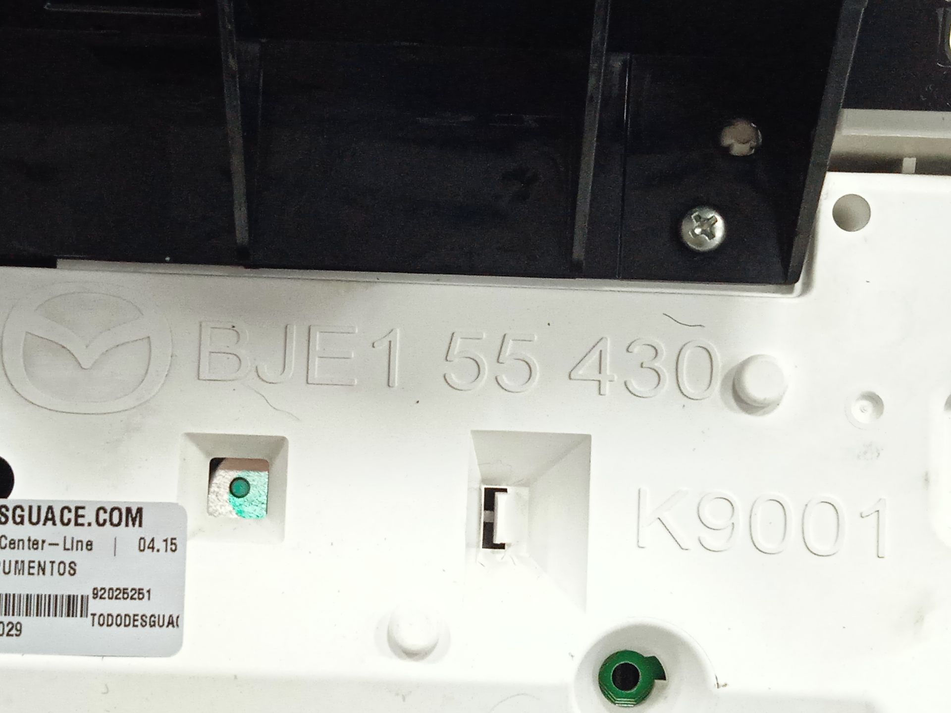 Cuadro instrumentos mazda cx-3 (dk) centerline