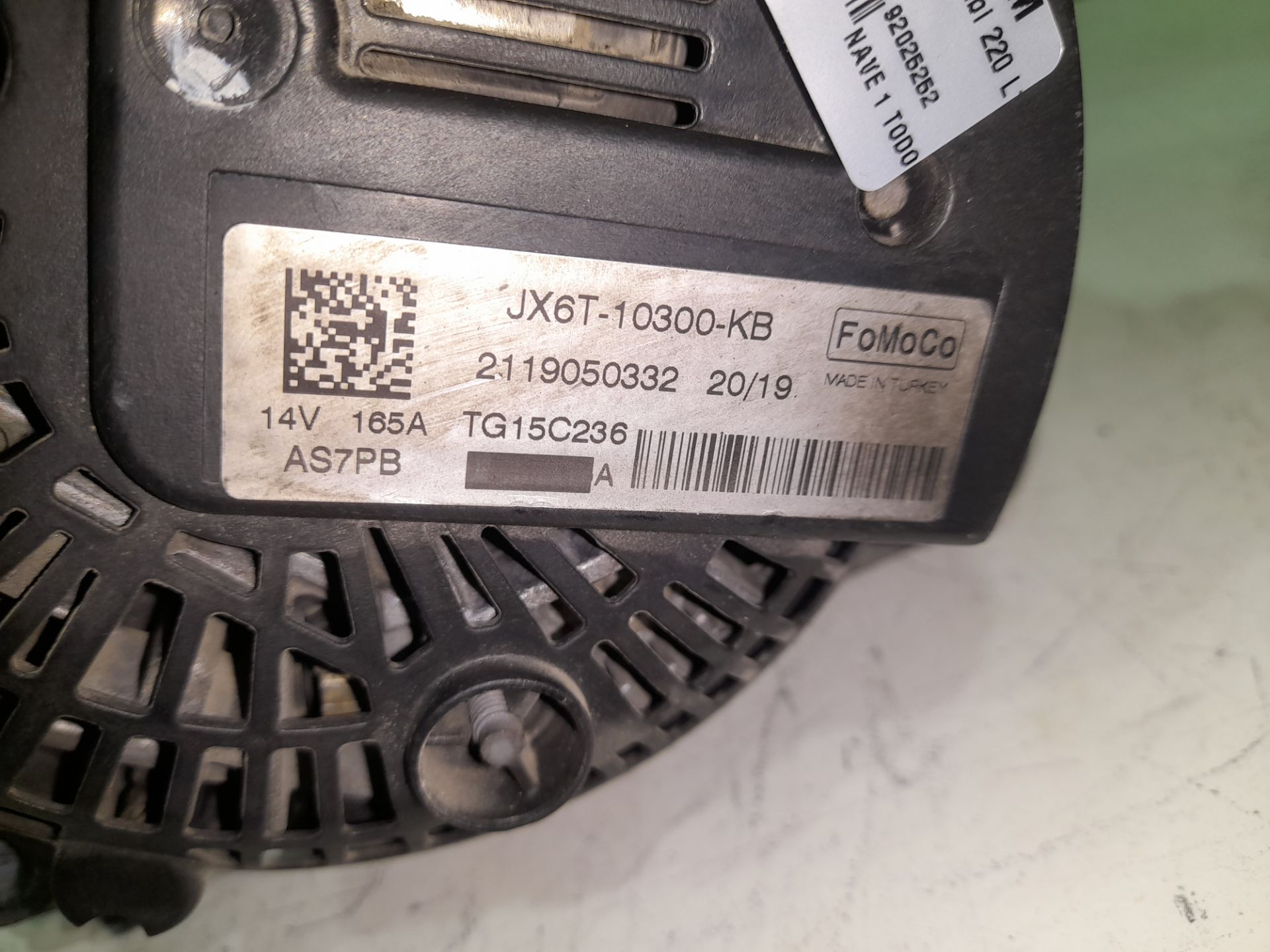 Alternador   no identificado