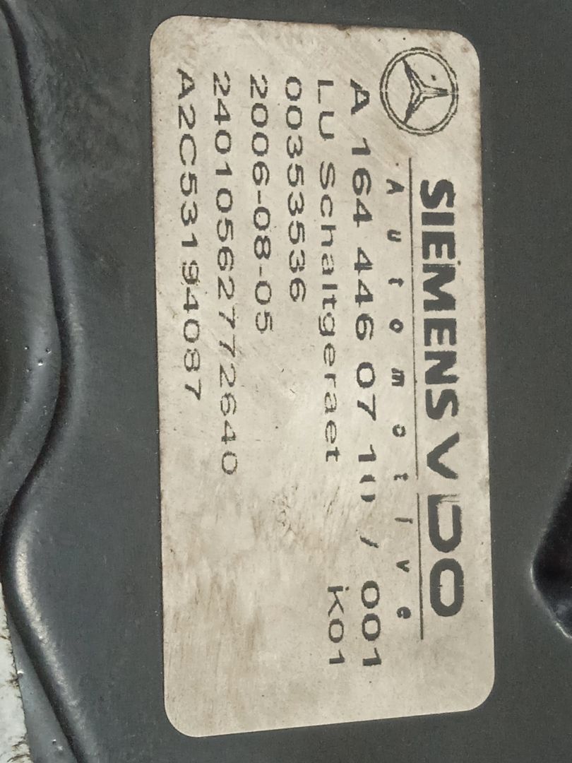 Centralita cambio automatico mercedes-benz clase r (bm 251) 320 cdi (251.022)