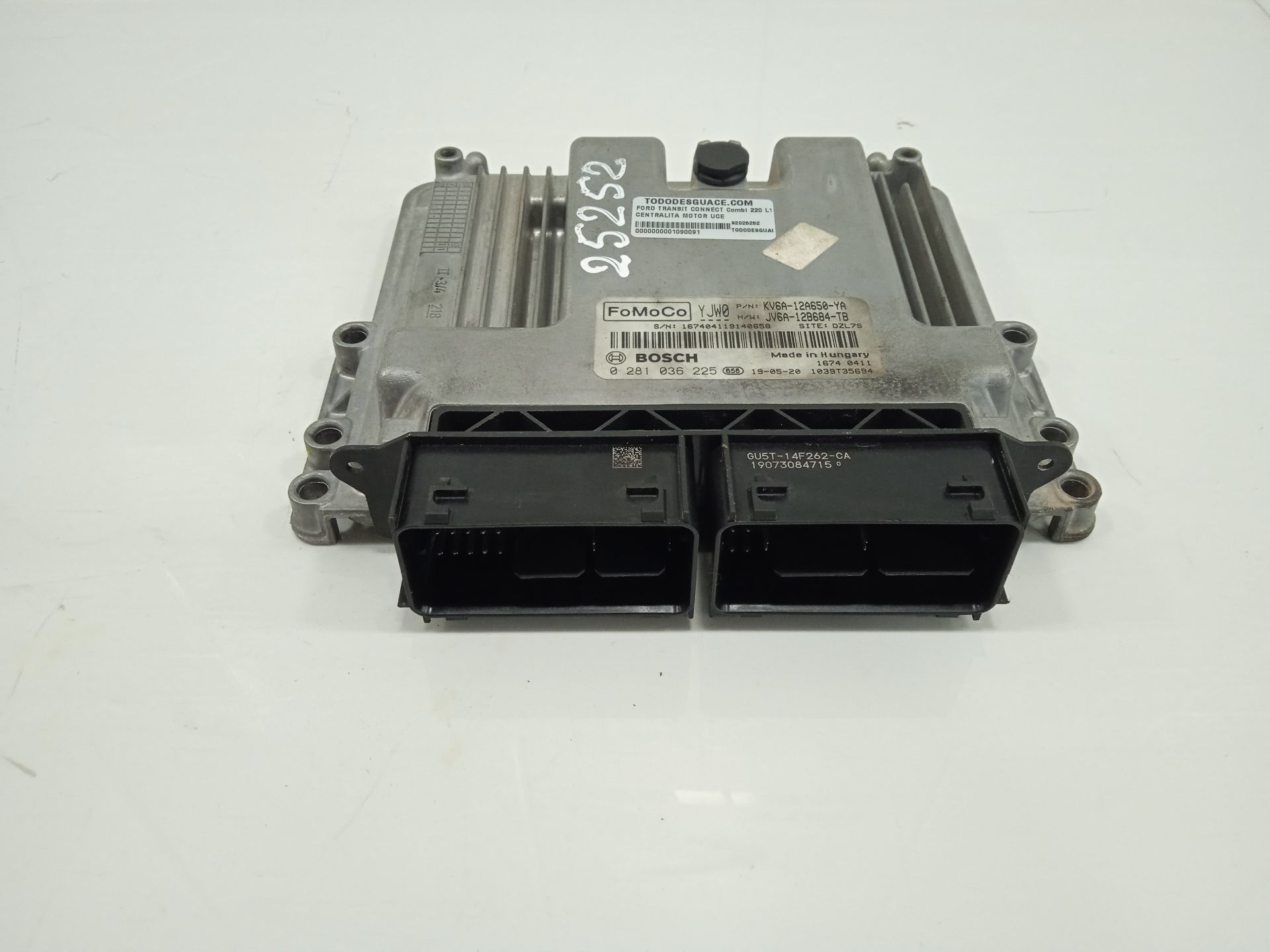 Centralita motor uce   no identificado