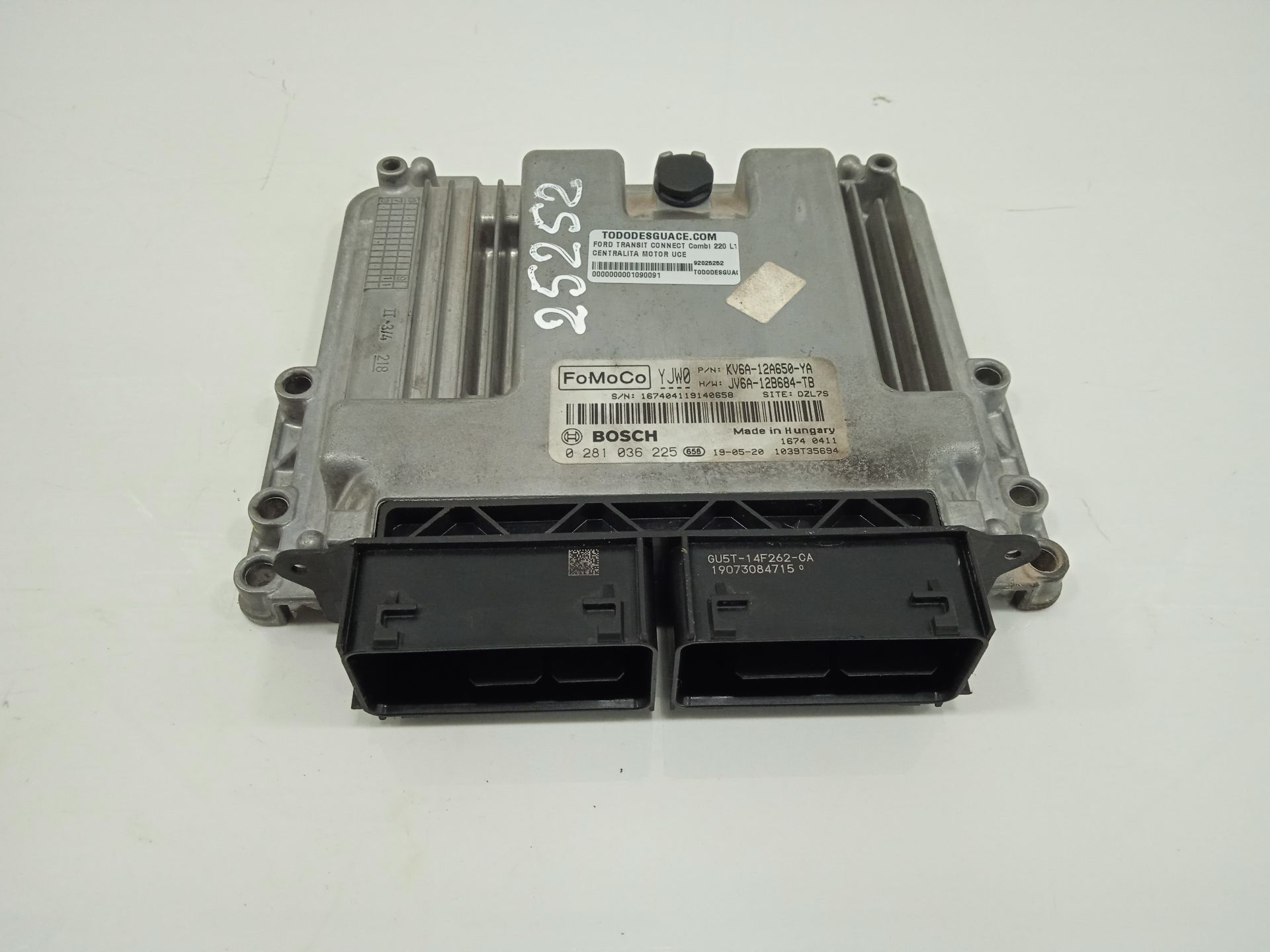 Centralita motor uce   no identificado