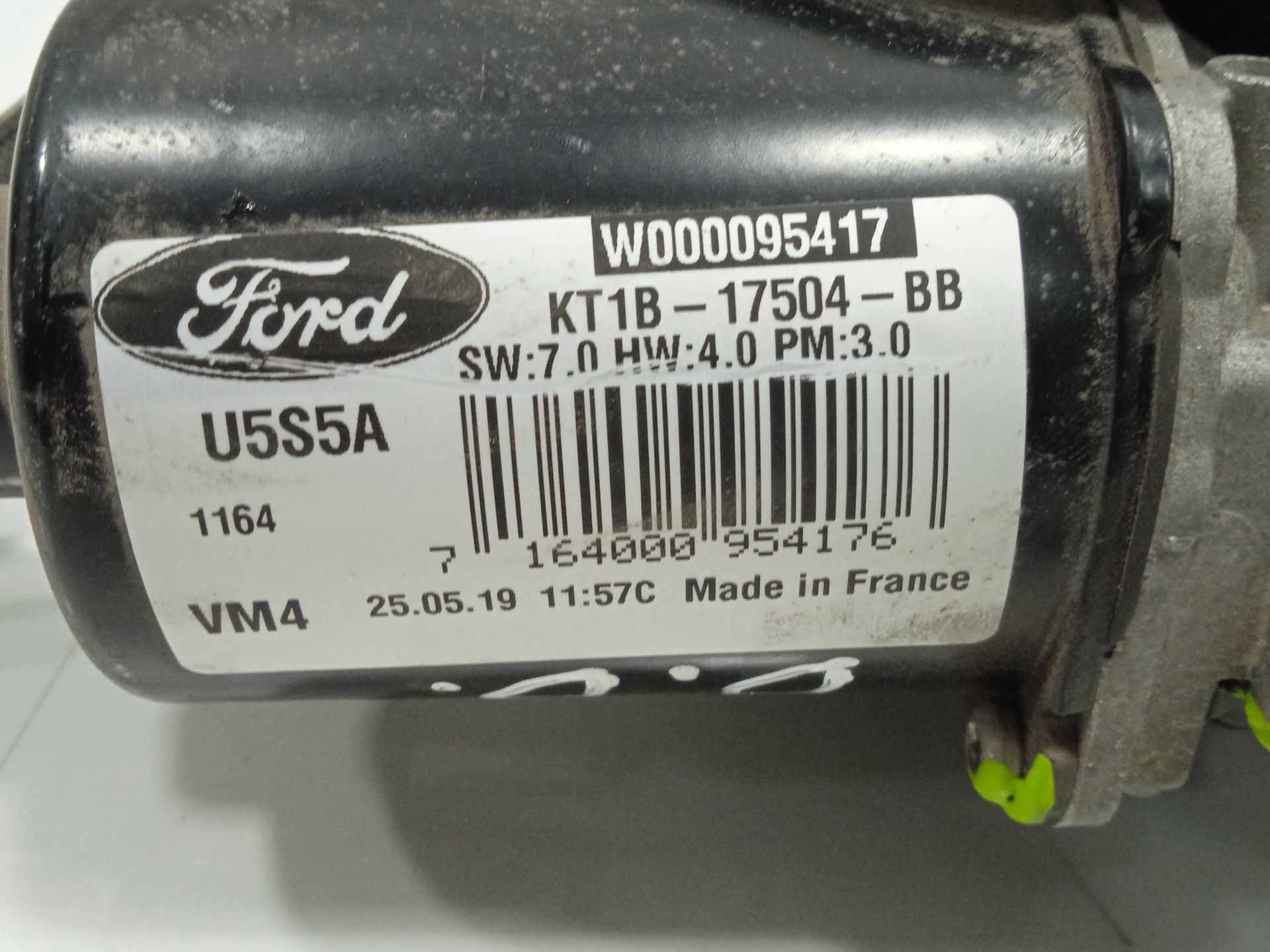 Motor limpia delantero   no identificado