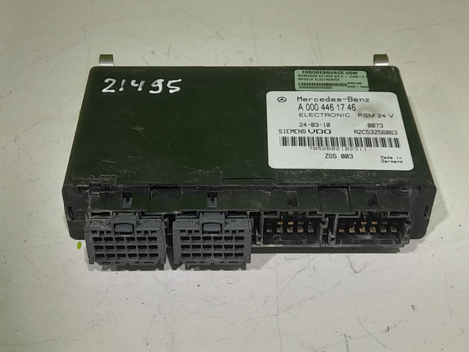 Modulo electronico mercedes-benz actros 23 6-cil. 2-ejes bm 93024 (2003) 