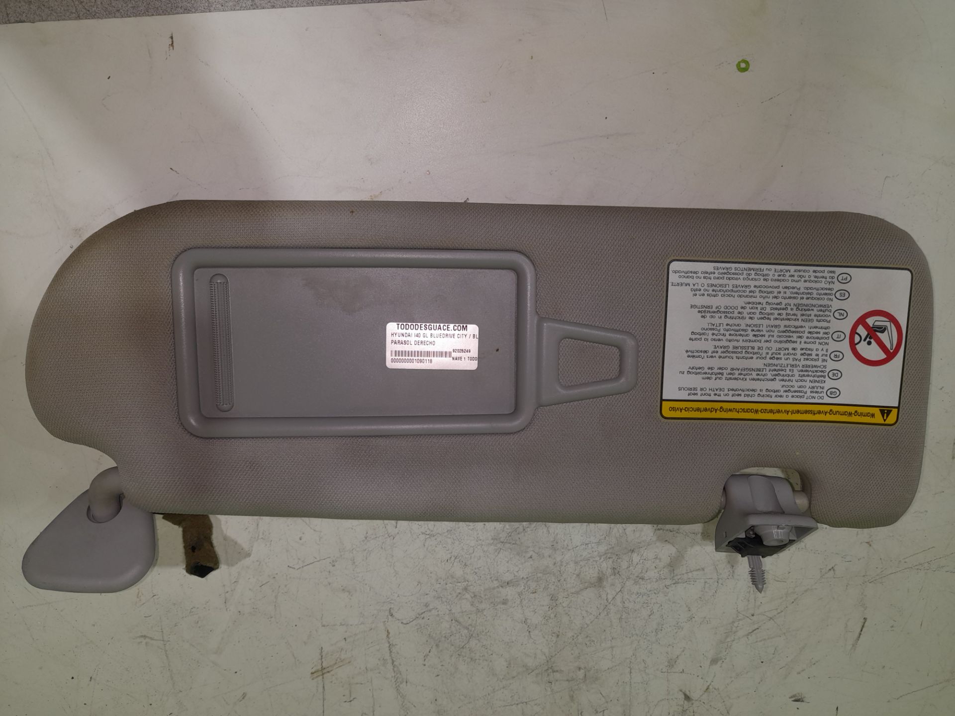Parasol derecho hyundai i40 (vf) gl bluedrive city  bluedrive 