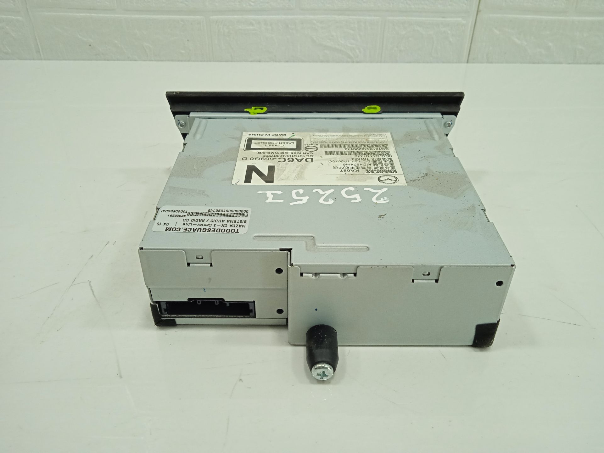 Sistema audio / radio cd mazda cx-3 (dk) centerline
