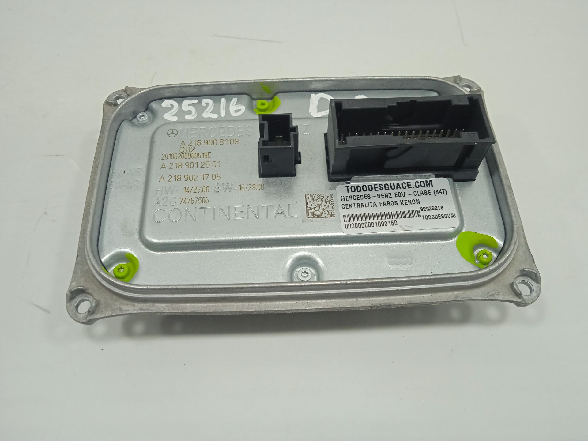 Centralita faros xenon mercedes-benz eqv -clase (447) 