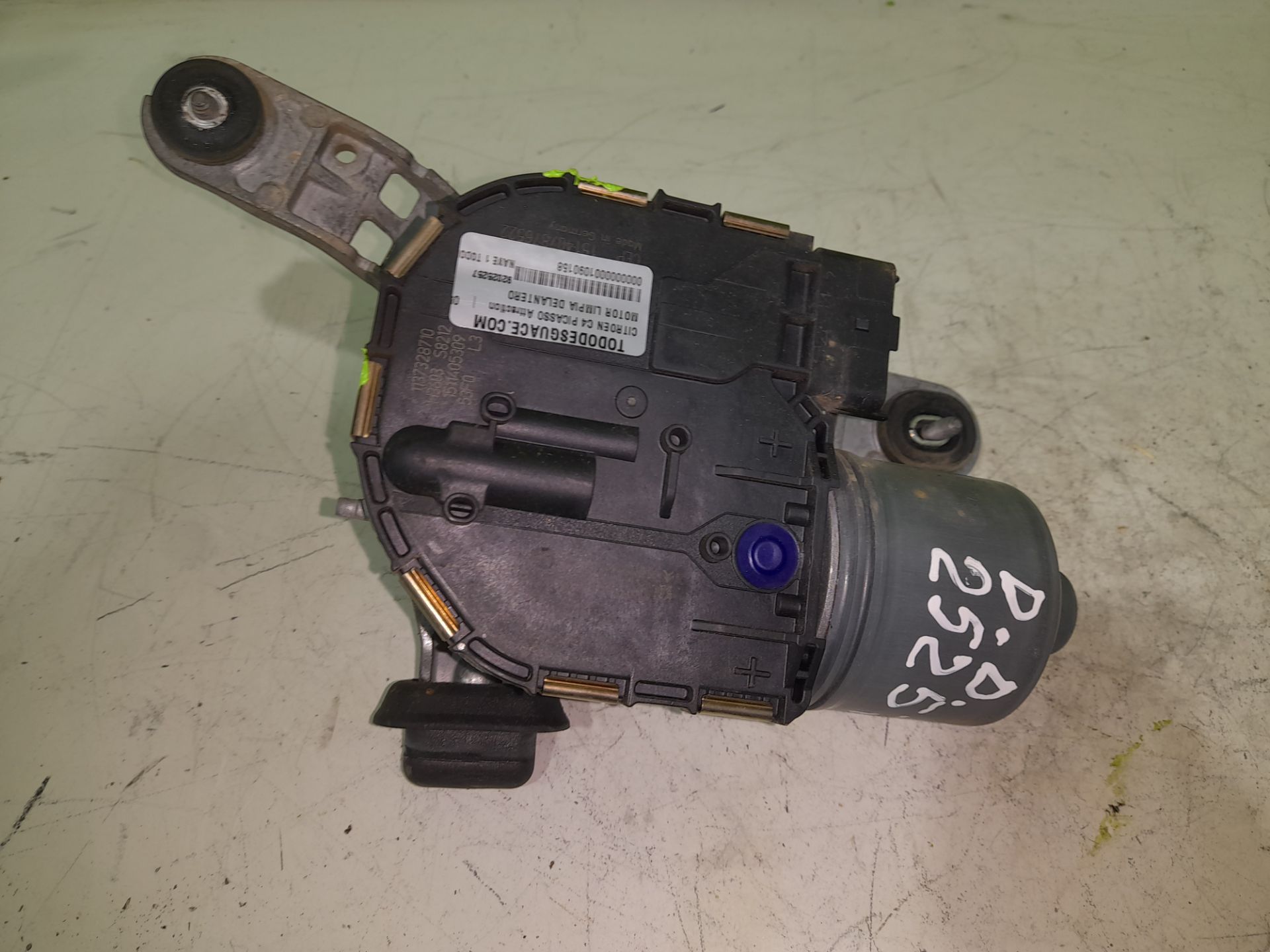 Motor limpia delantero   no identificado