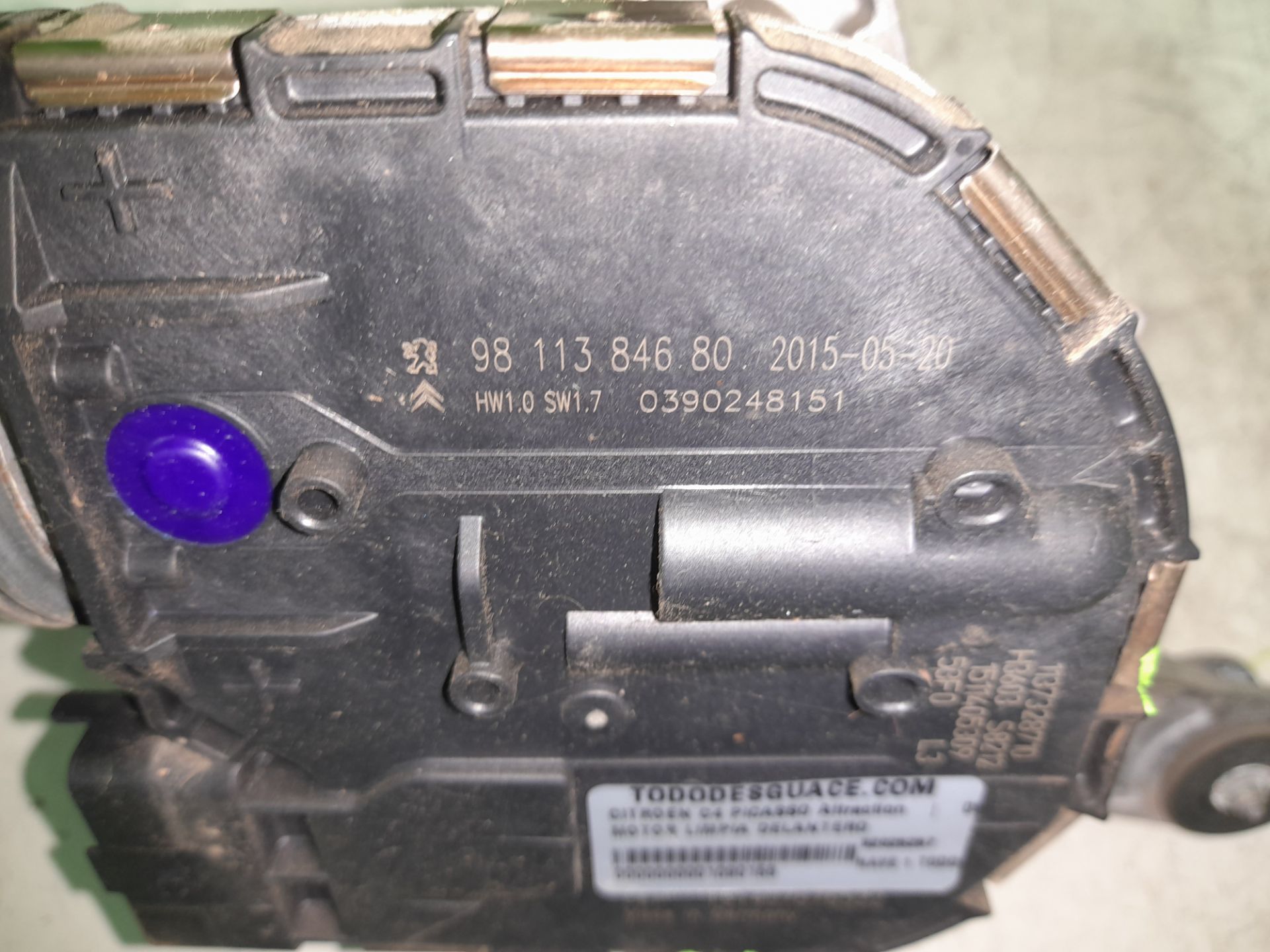 Motor limpia delantero   no identificado