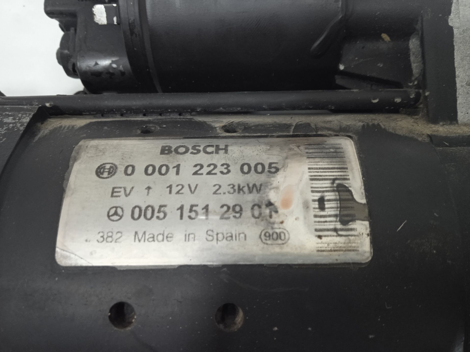 Motor arranque mercedes-benz clase e (bm 211) berlina e 270 cdi (211.016)