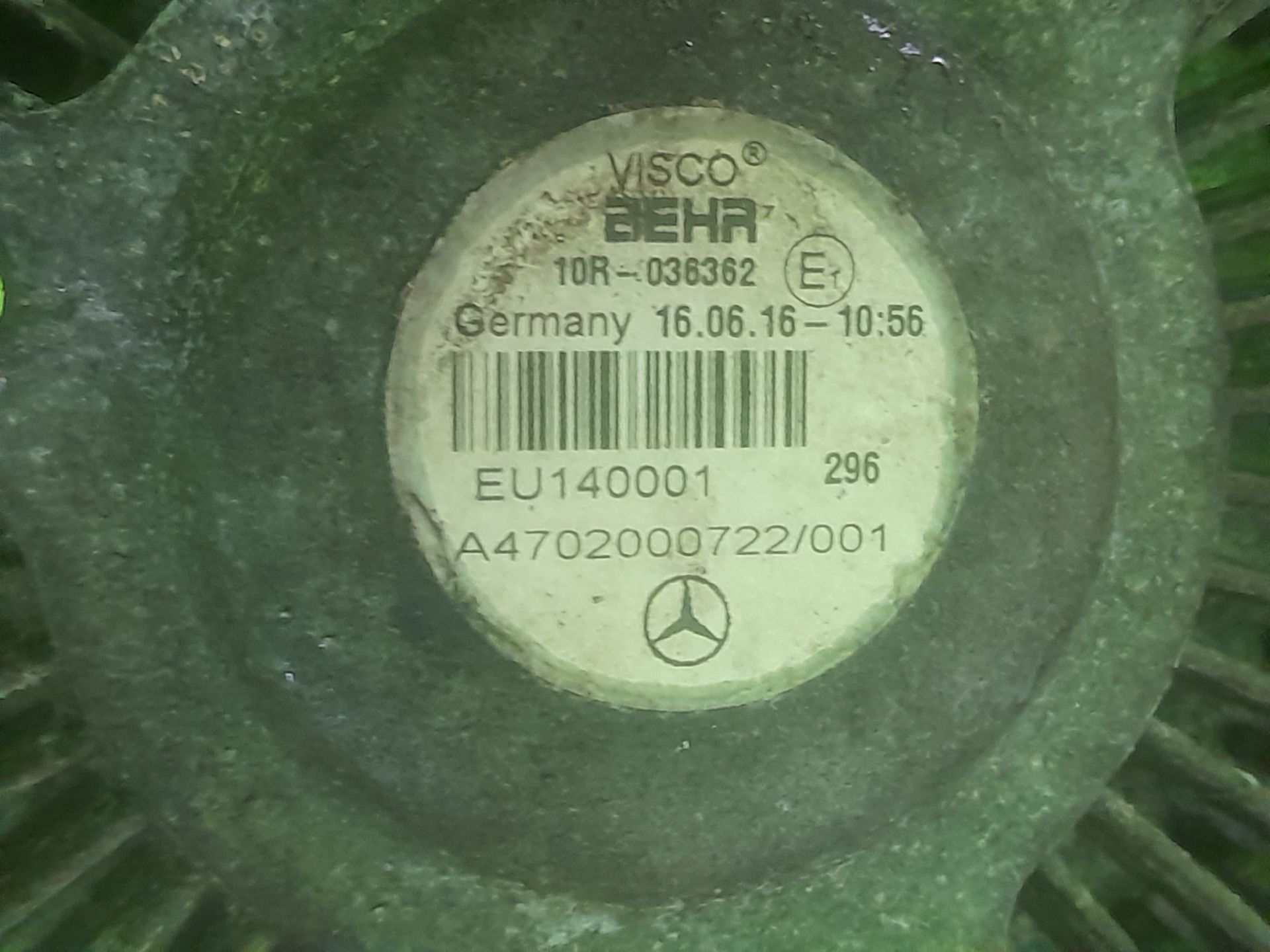 Ventilador viscoso motor mercedes-benz actros 4 2-ejes bm 963 (2011) 18xx 4x2 sattelzugmaschine l b
