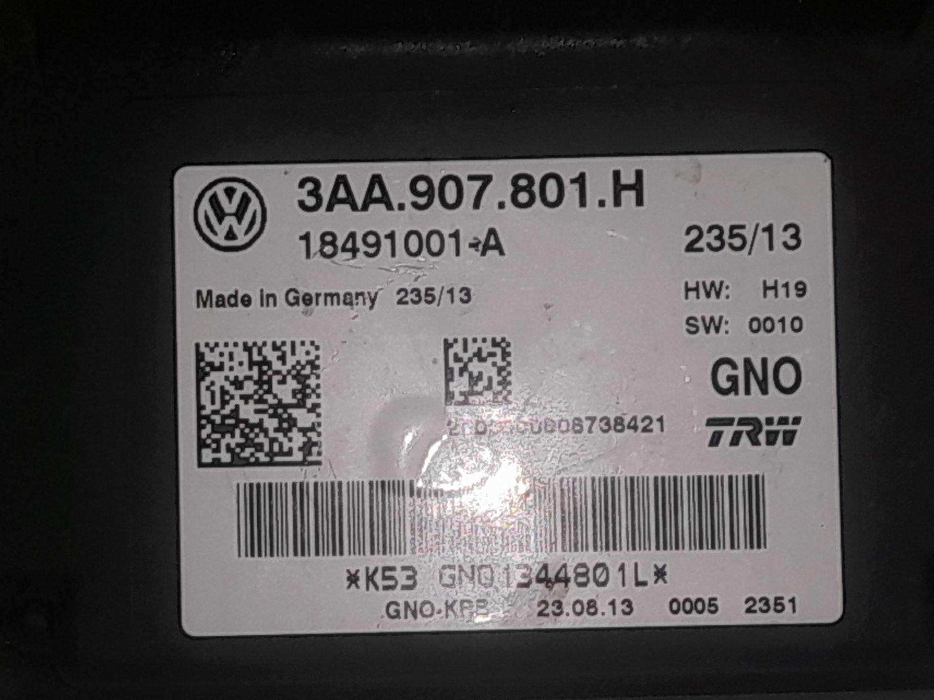 Centralita freno de mano volkswagen tiguan (5n2) country 4motion bluemotion